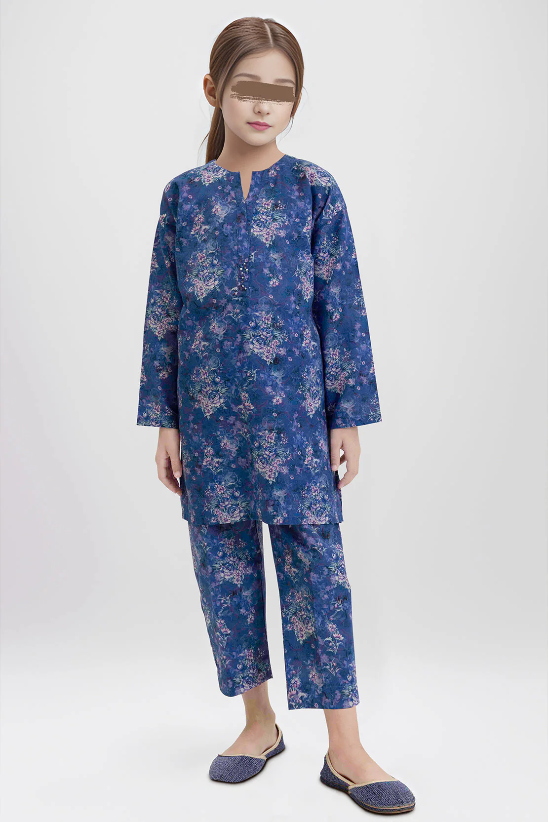 Saya'S Printed Khaddar/Linen Stitched Mom And Daughter - Image 8