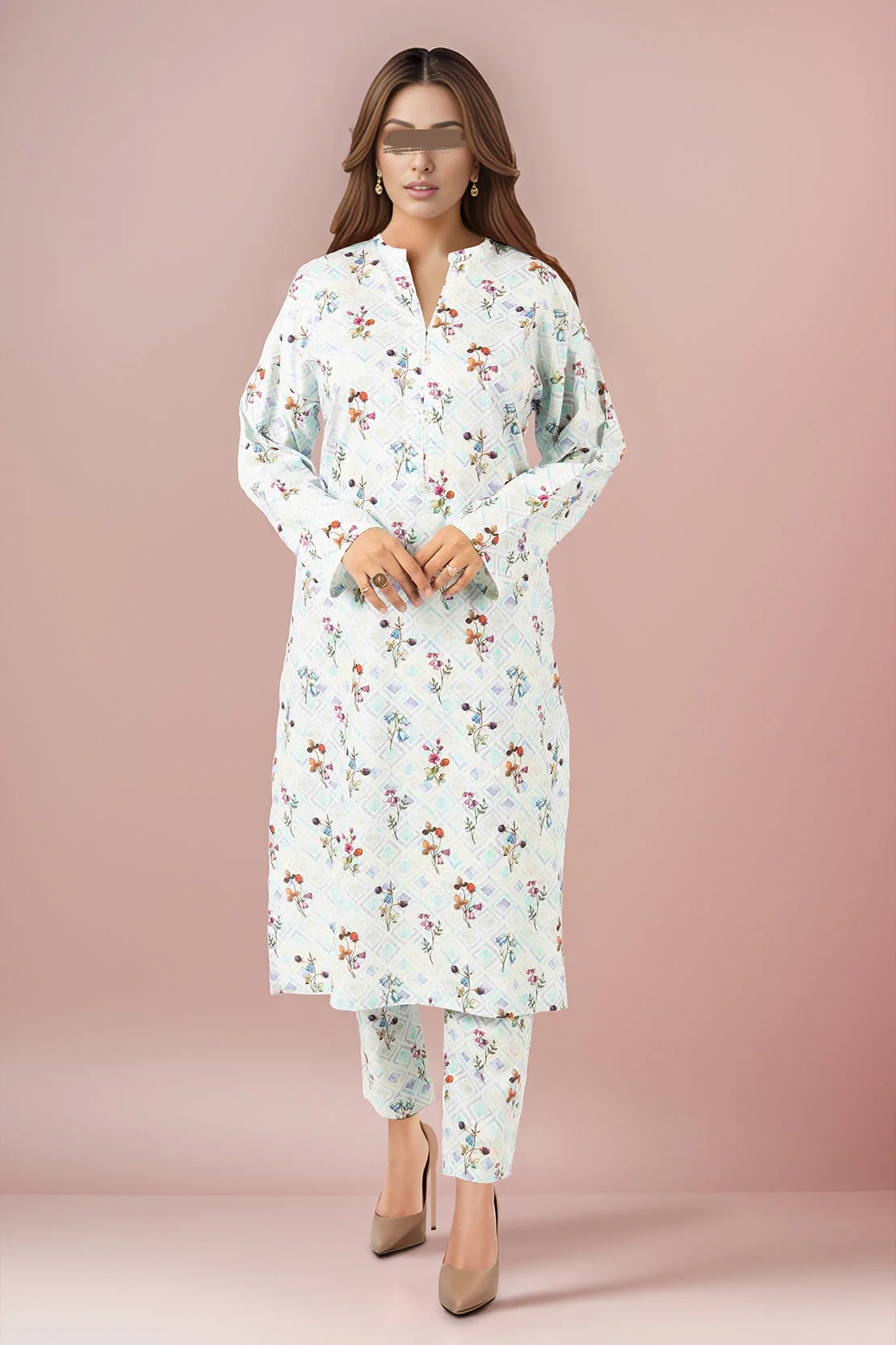 Saya'S Printed Khaddar Stitched For Mom And Daughter - Image 2