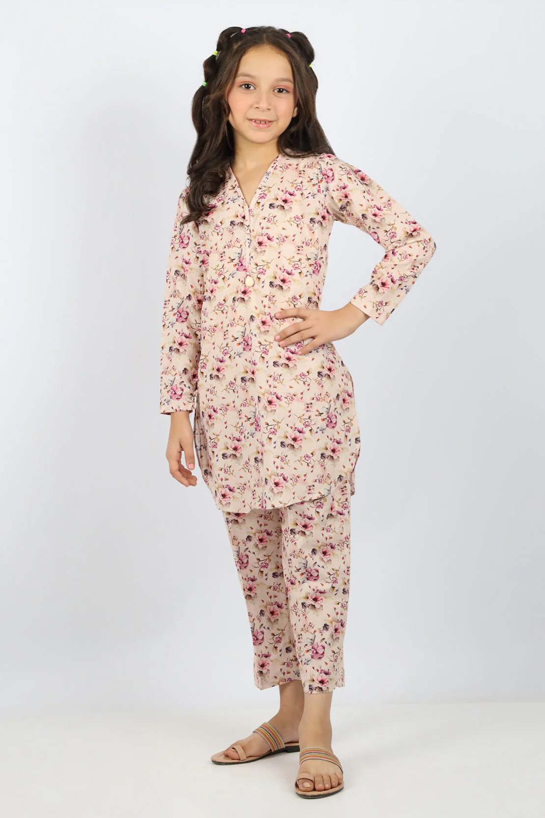 SAYA's Printed Lawn Stitched For Mom And Daughter - Image 2