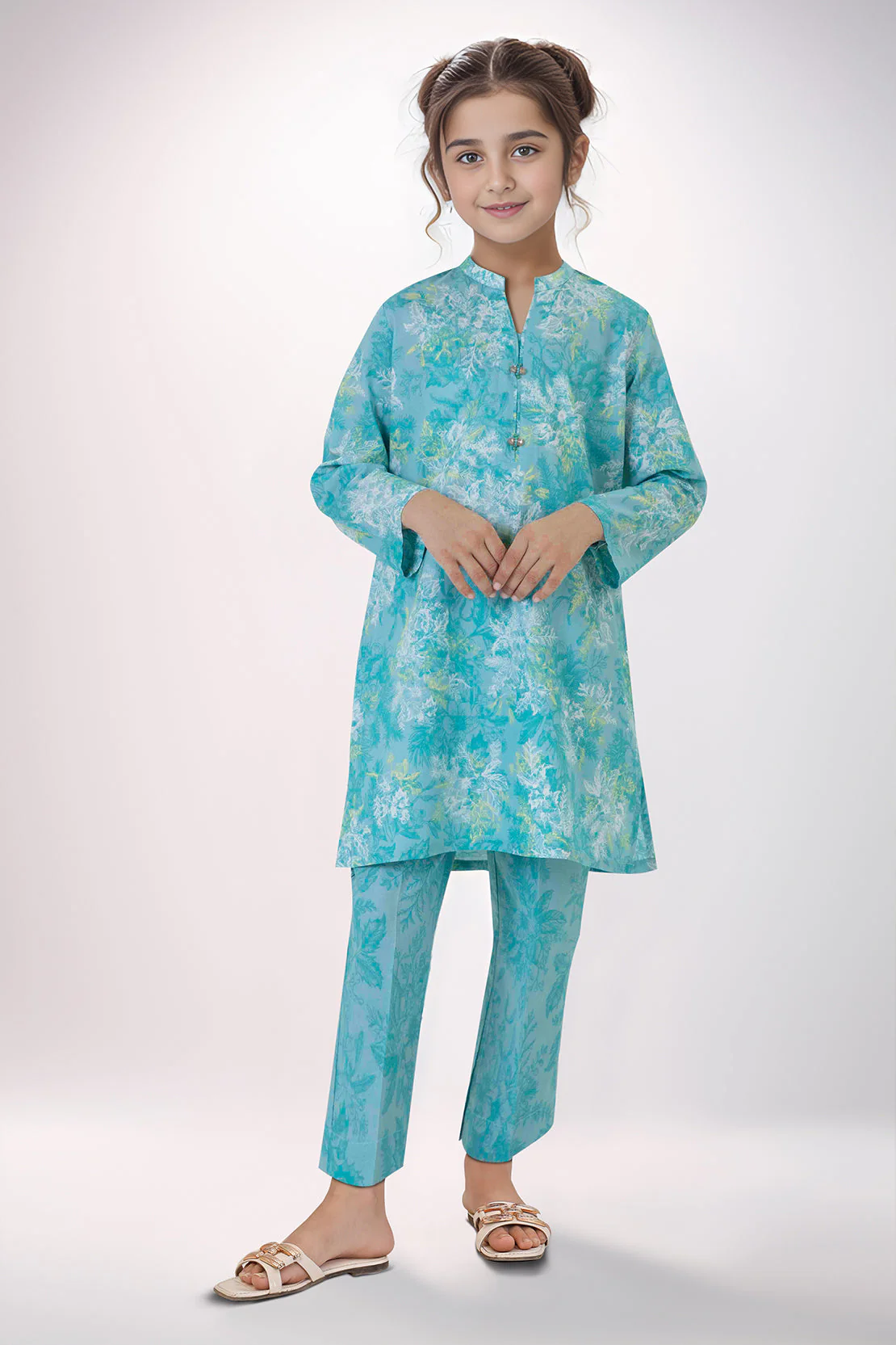 SAYA's Printed Lawn Stitched For Mom And Daughter - Image 2