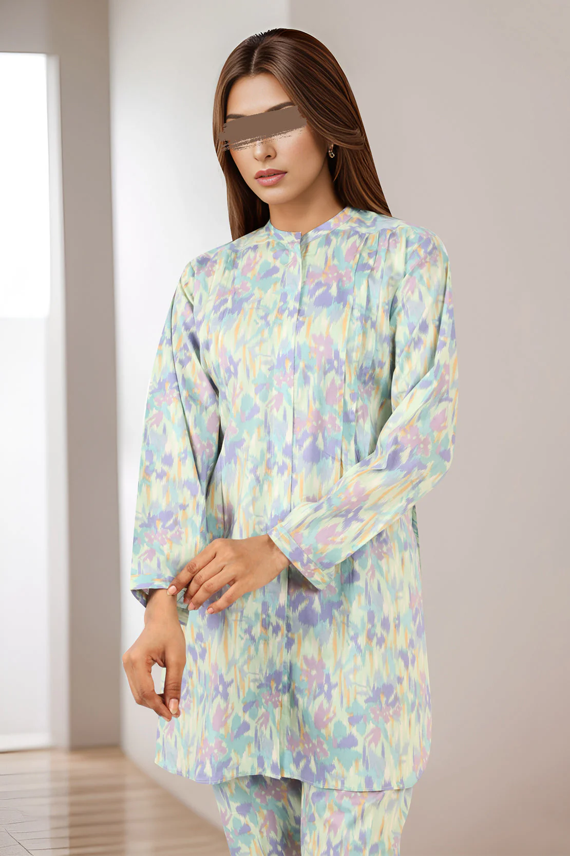 SAYA's Printed Lawn Stitched For Mom And Daughter - Image 3