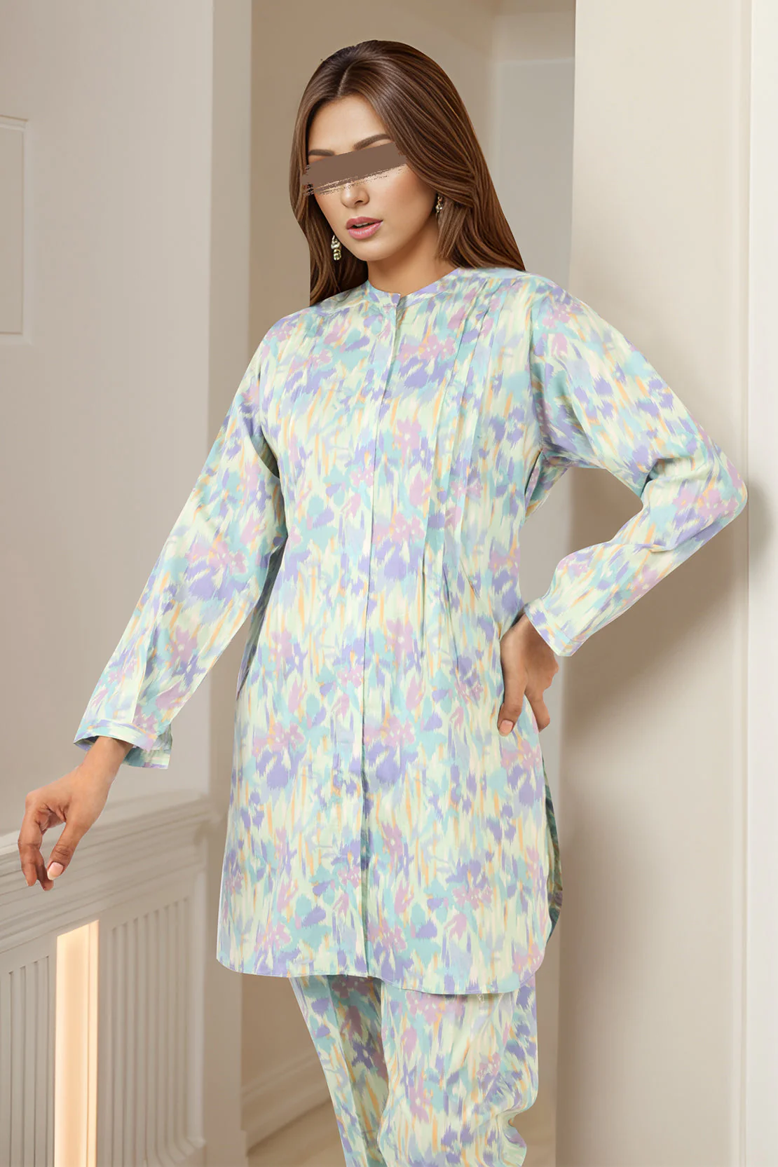 SAYA's Printed Lawn Stitched For Mom And Daughter - Image 4