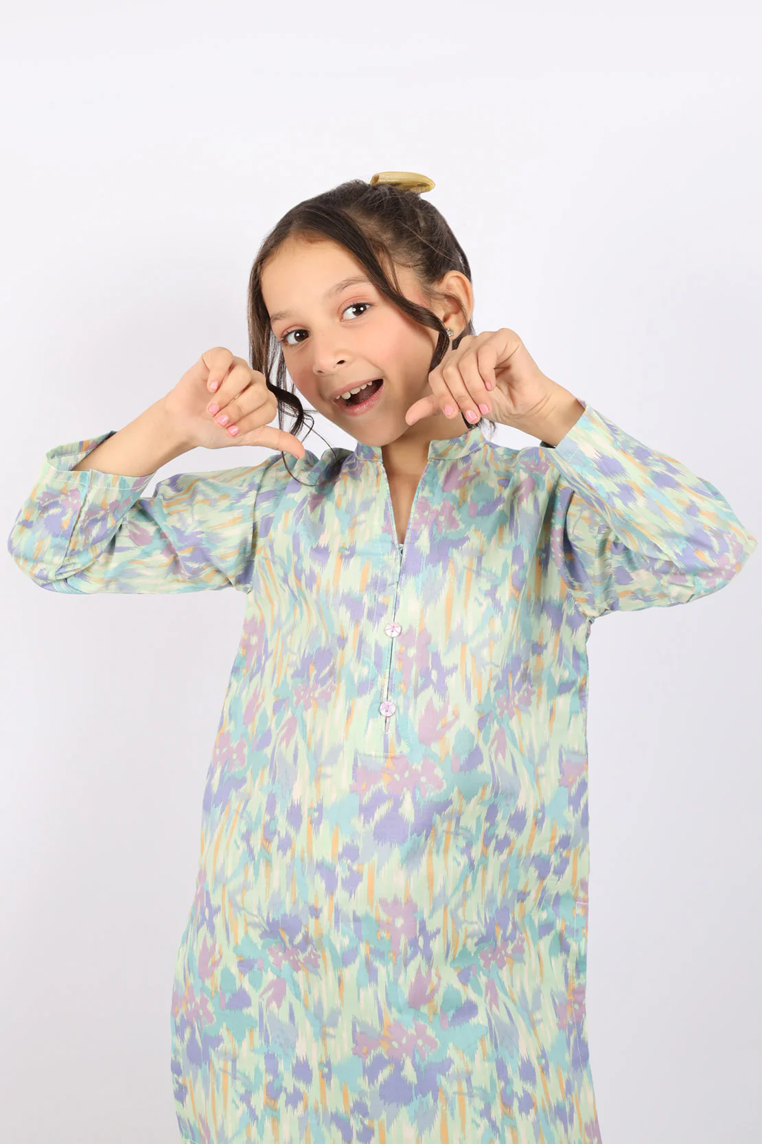 SAYA's Printed Lawn Stitched For Mom And Daughter - Image 6