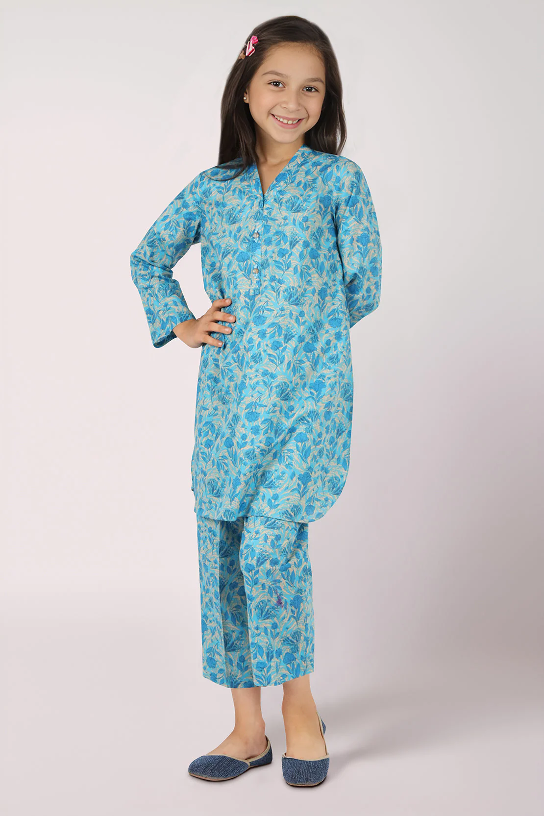 SAYA's Printed Lawn Stitched For Mom And Daughter - Image 4