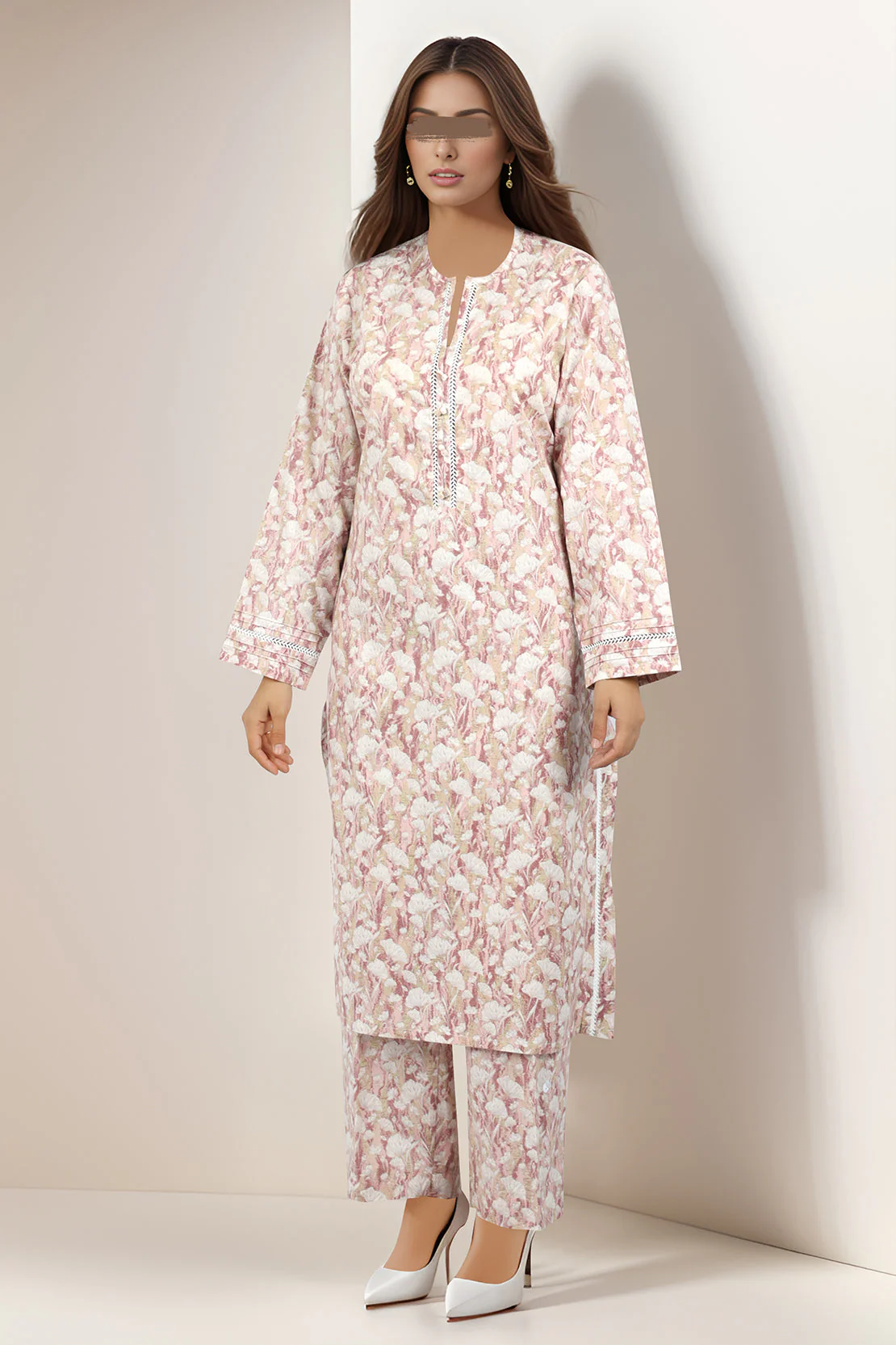 SAYA's Printed Lawn Stitched For Mom And Daughter