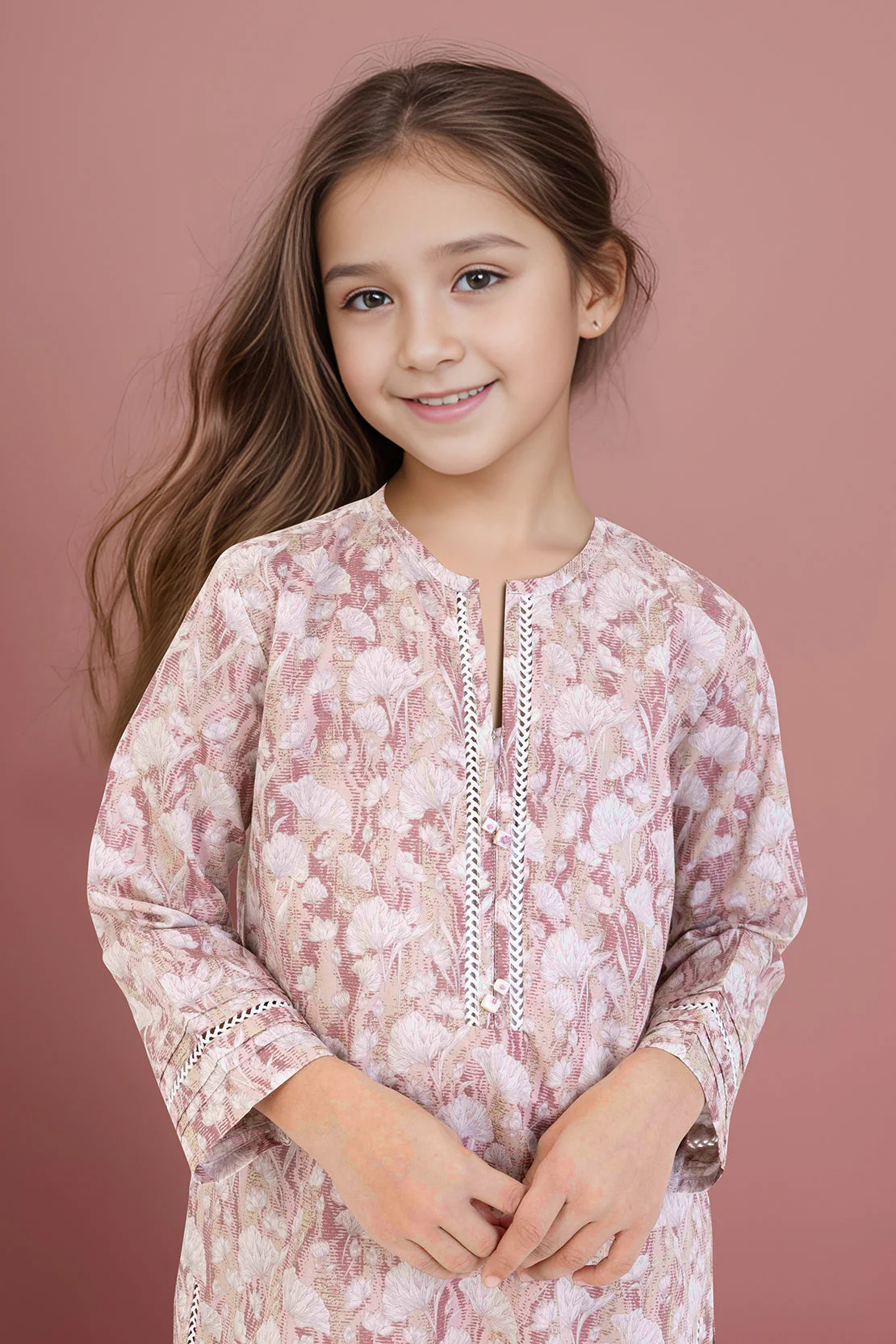 SAYA's Printed Lawn Stitched For Mom And Daughter - Image 3