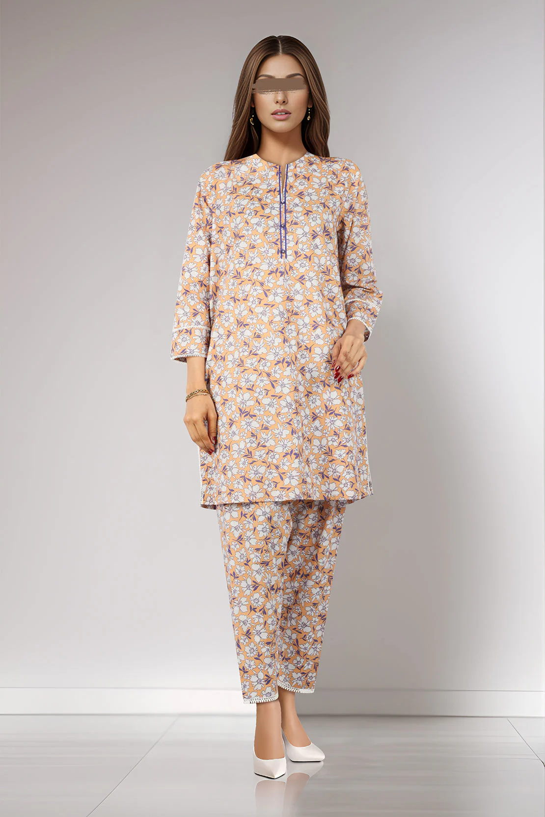 SAYA's Printed Lawn Stitched For Mom And Daughter - Image 3