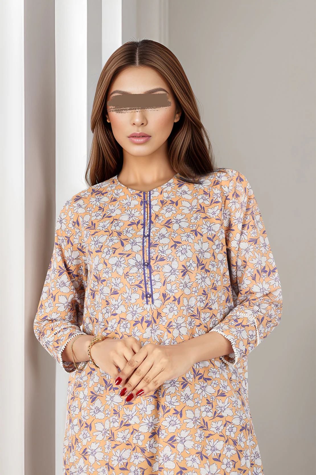 SAYA's Printed Lawn Stitched For Mom And Daughter - Image 5