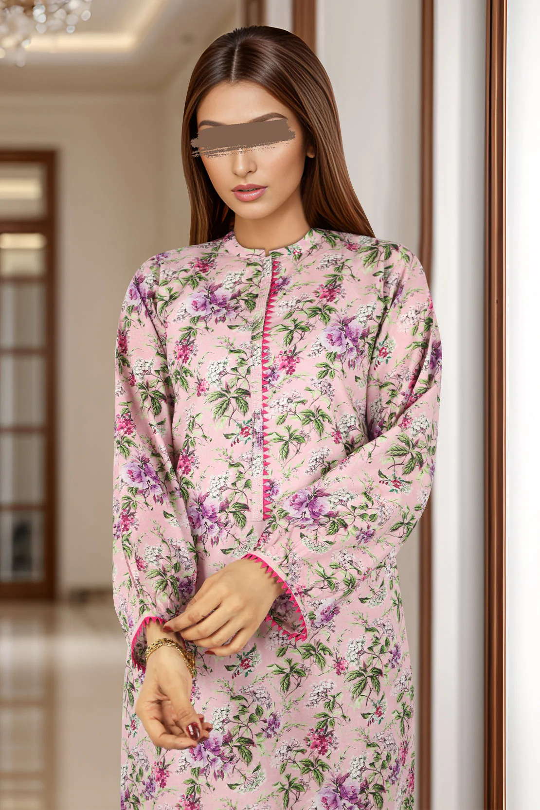 SAYA's Printed Lawn Stitched For Mom And Daughter - Image 5
