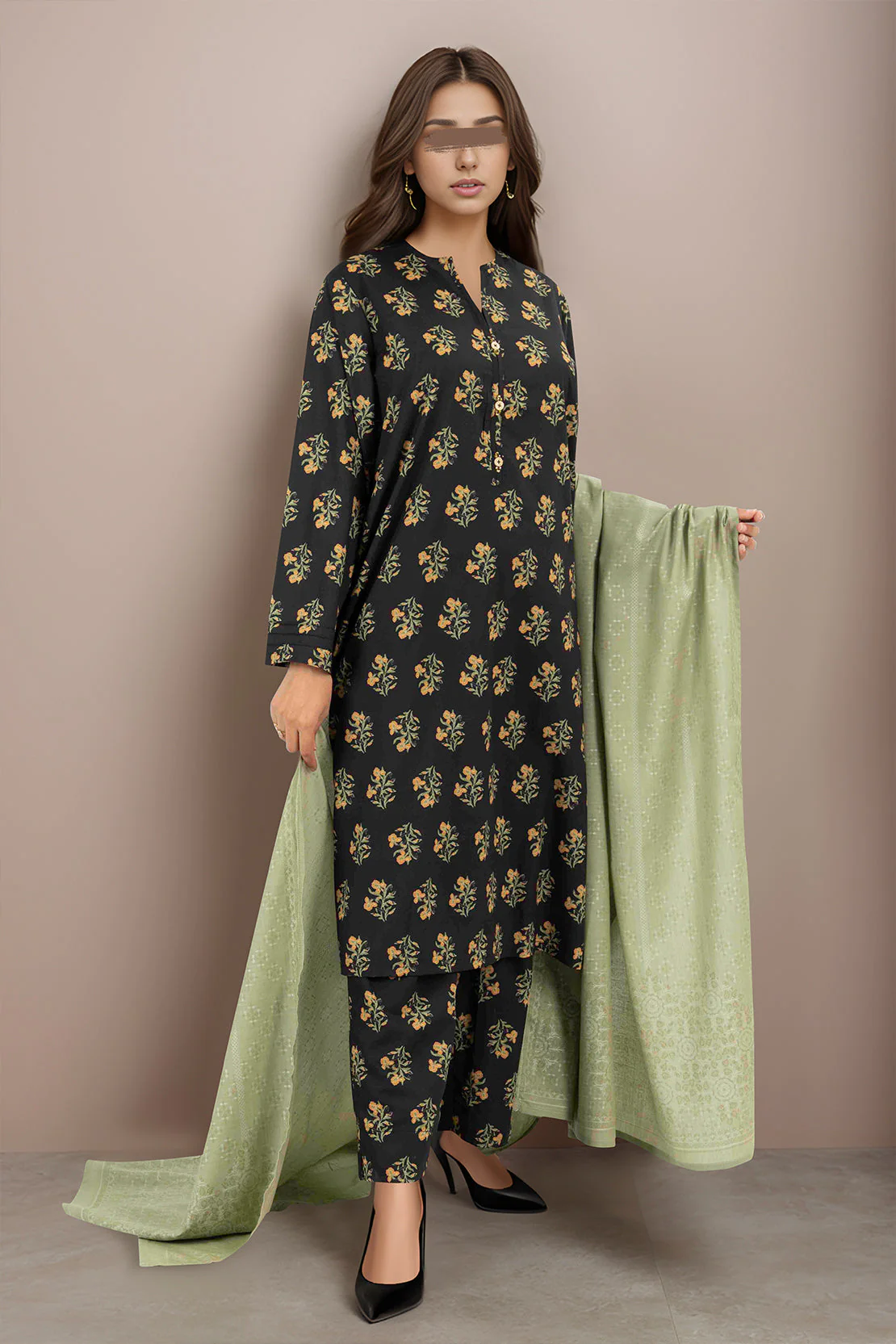 SAYA's Printed Polyester Stitched For Mom And Daughter - Image 3