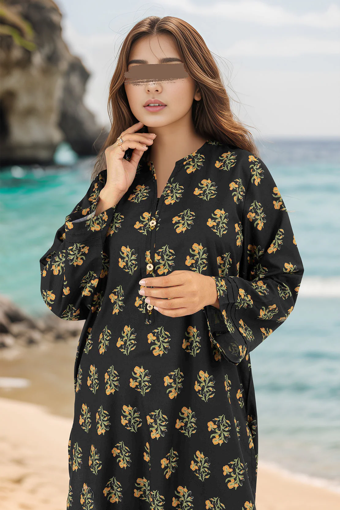 SAYA's Printed Polyester Stitched For Mom And Daughter - Image 5