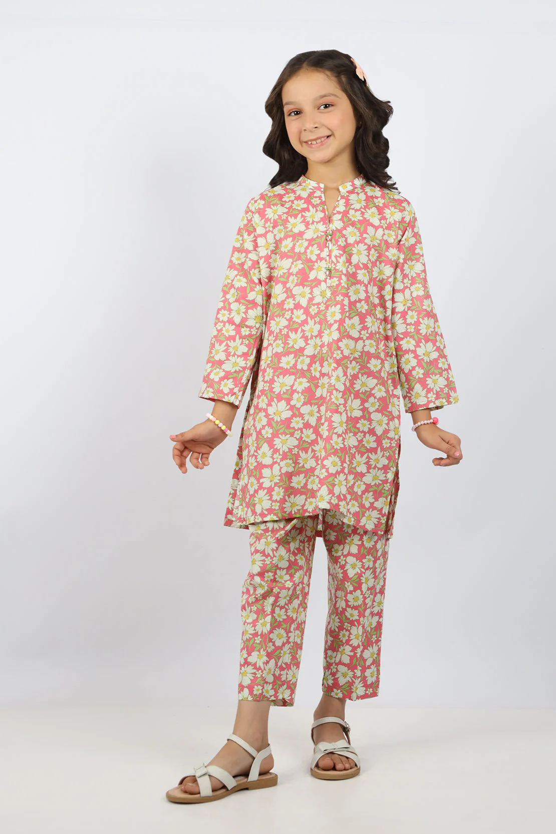 SAYA's Stitched Printed Cambric/Lawn For Mom And Daughter - Image 4