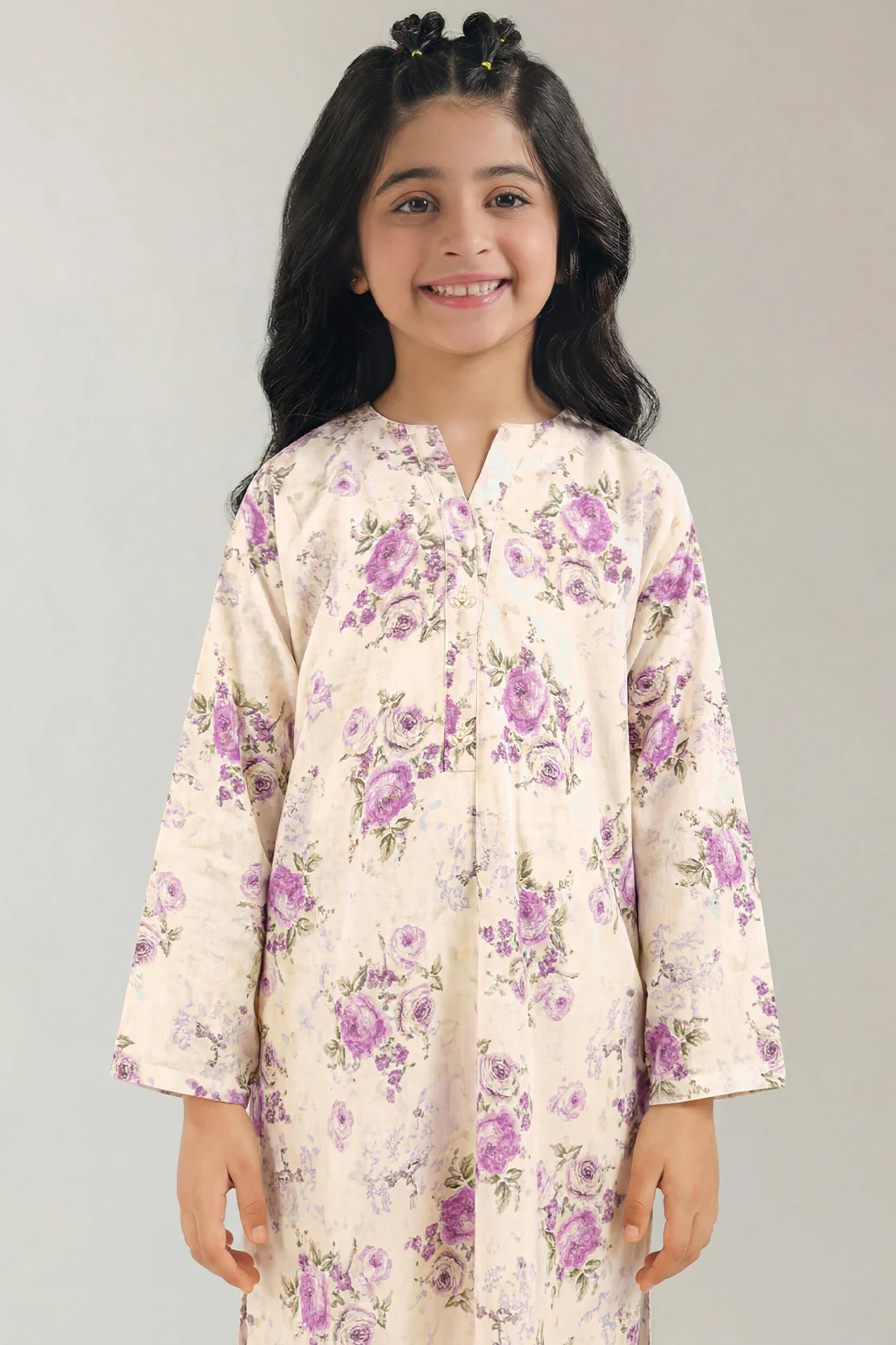 Saya'S Stitched Printed Karandi For Mom And Daughter - Image 7