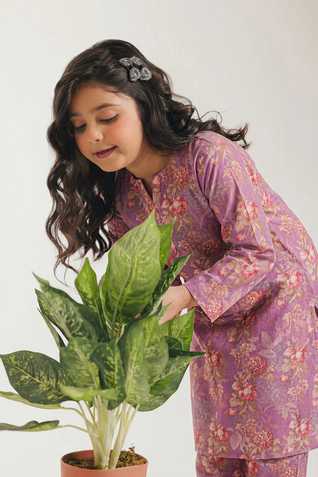 Saya'S Stitched Printed Viscose Twill For Mom And Daughter - Image 6