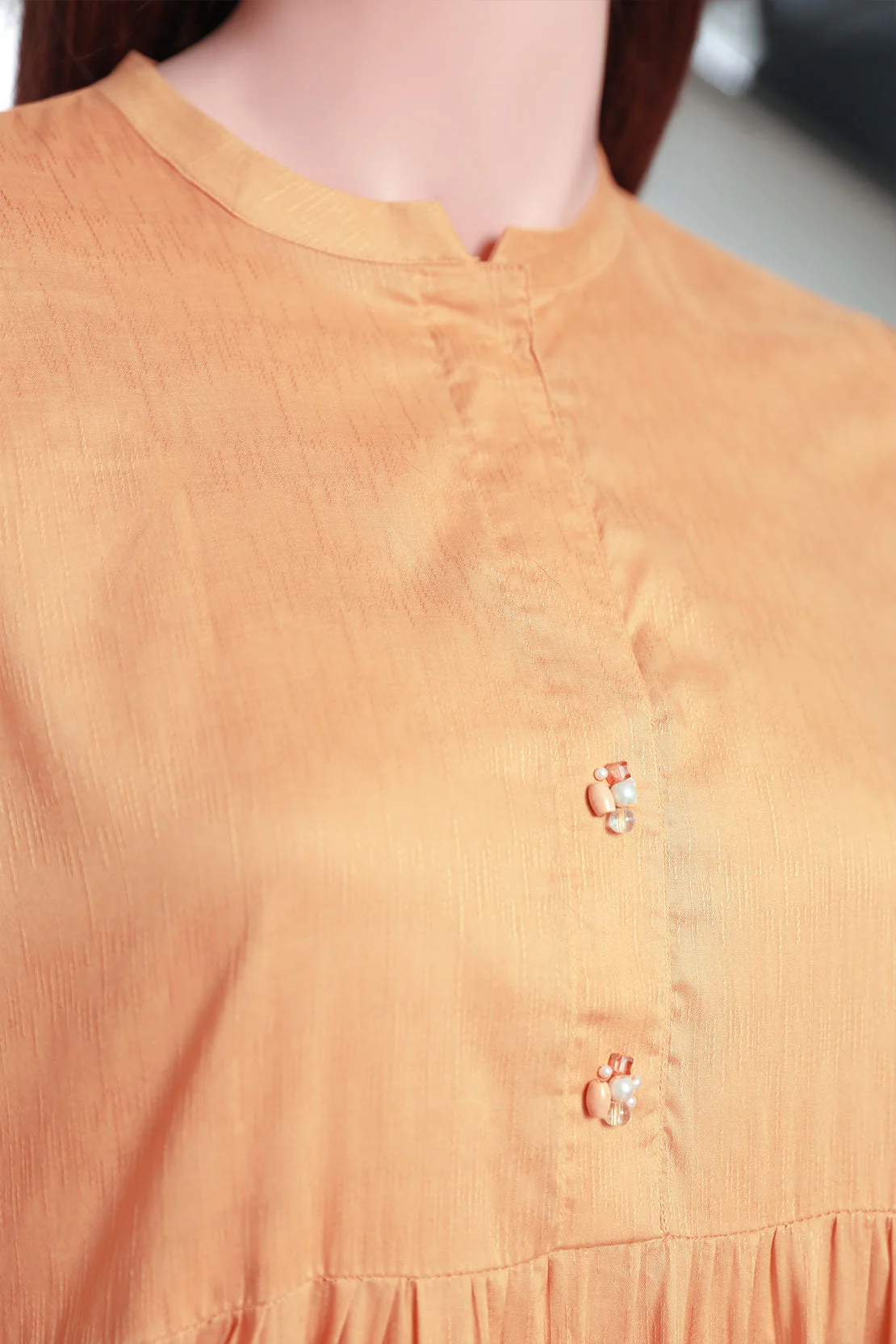 Unstitched Self Jacquard Shirt - Image 3