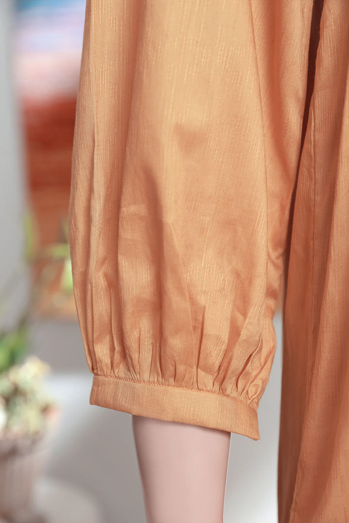 Unstitched Self Jacquard Shirt - Image 4