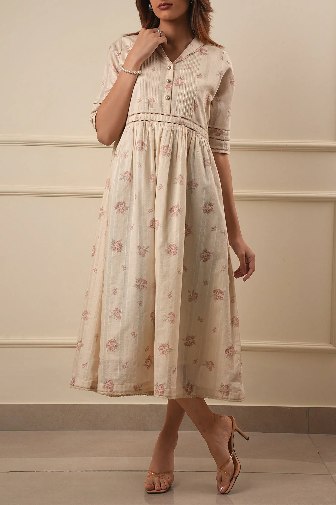 Self Jacquard Stitched Shirt - Image 6
