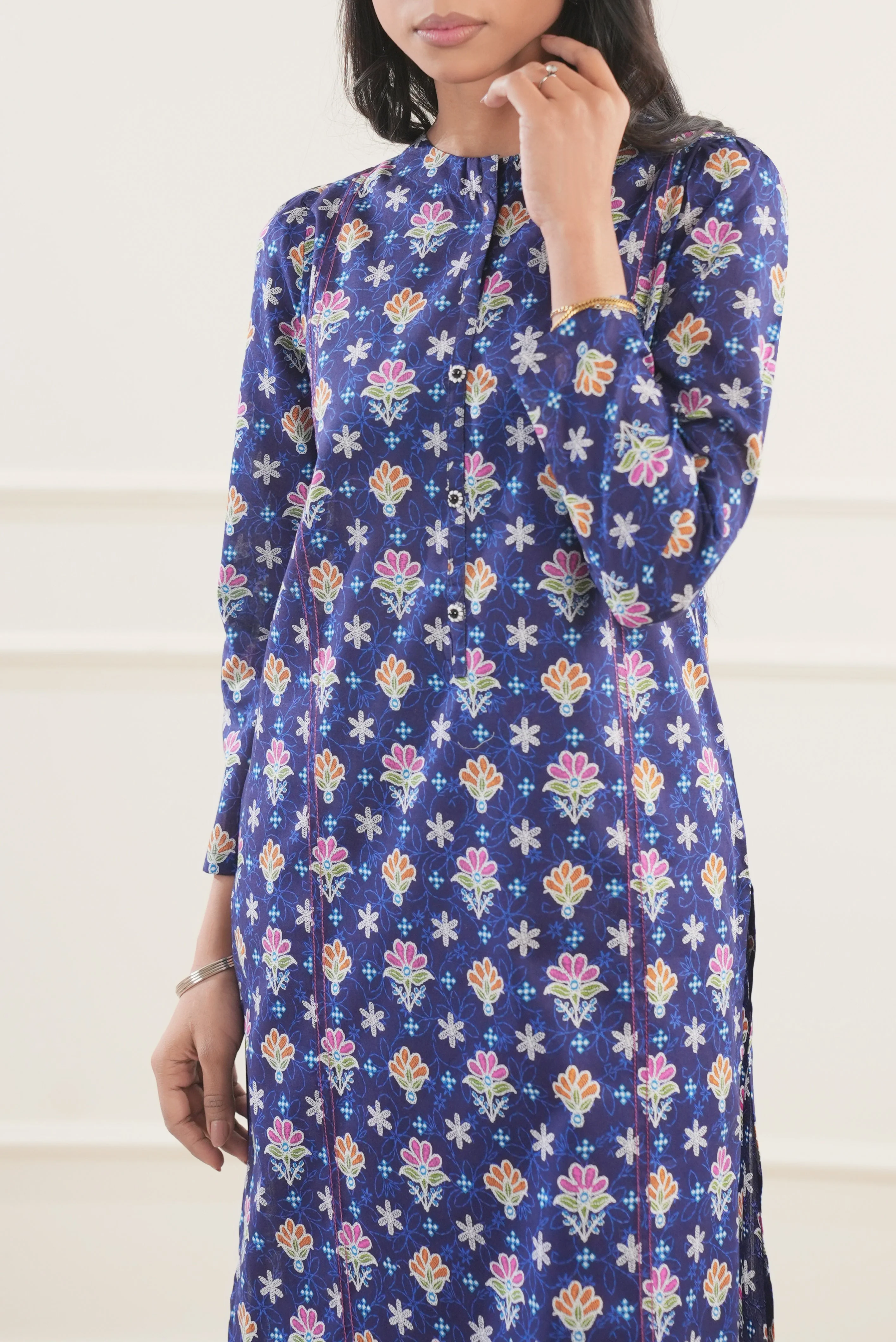 Slub Cotton Stitched Shirt - Image 4
