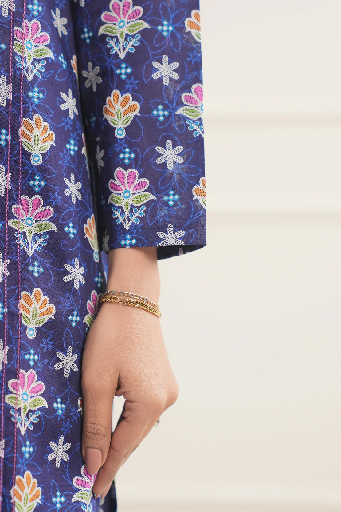 Slub Cotton Stitched Shirt - Image 6
