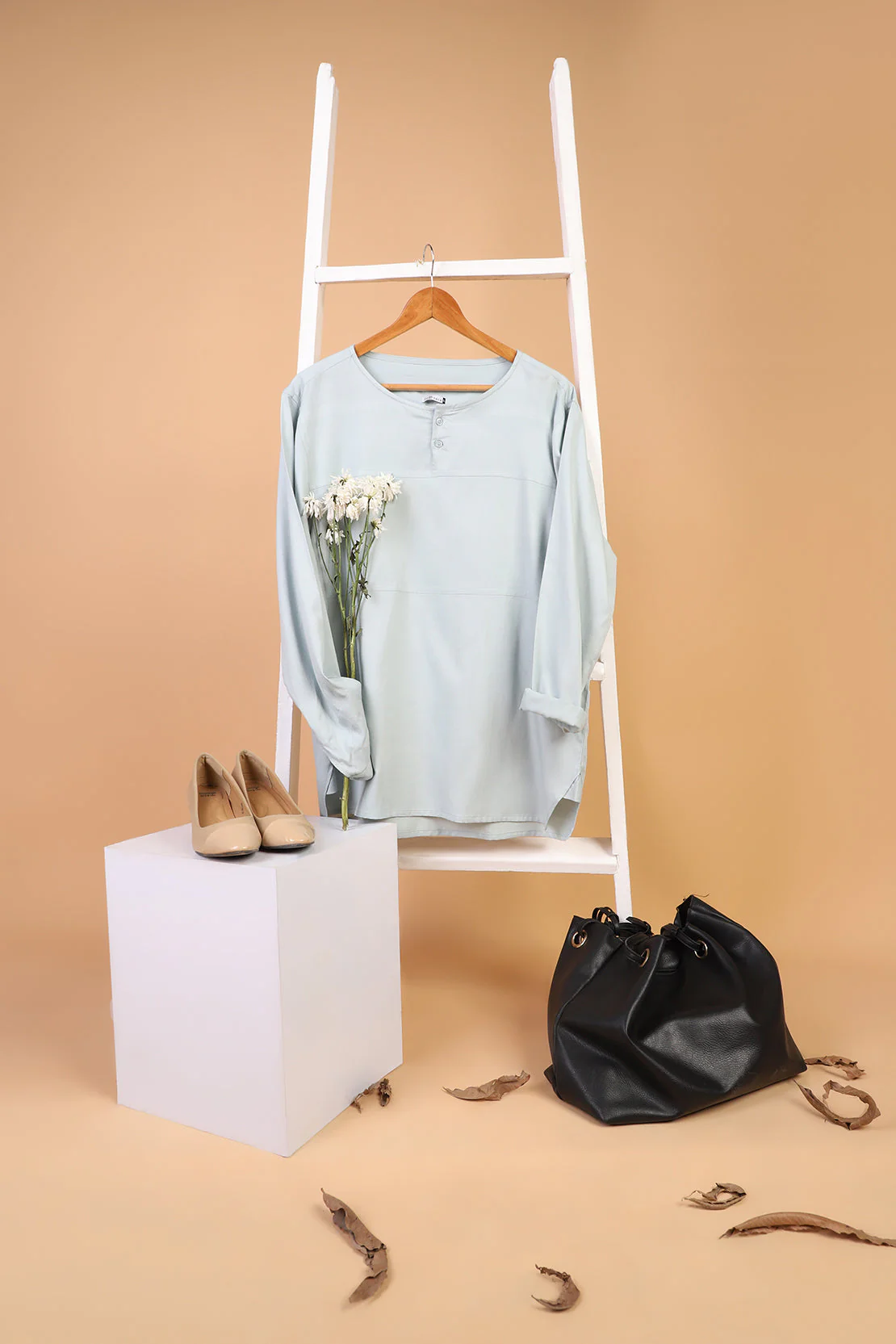 Smart Unisex Soft Textured Stitched Shirt - Image 4