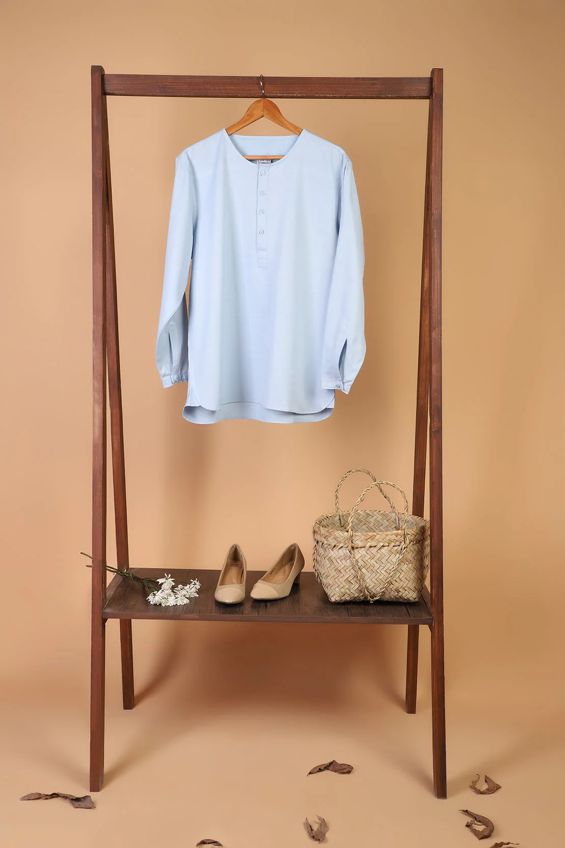 Smart Unisex Soft Textured Stitched Shirt - Image 4