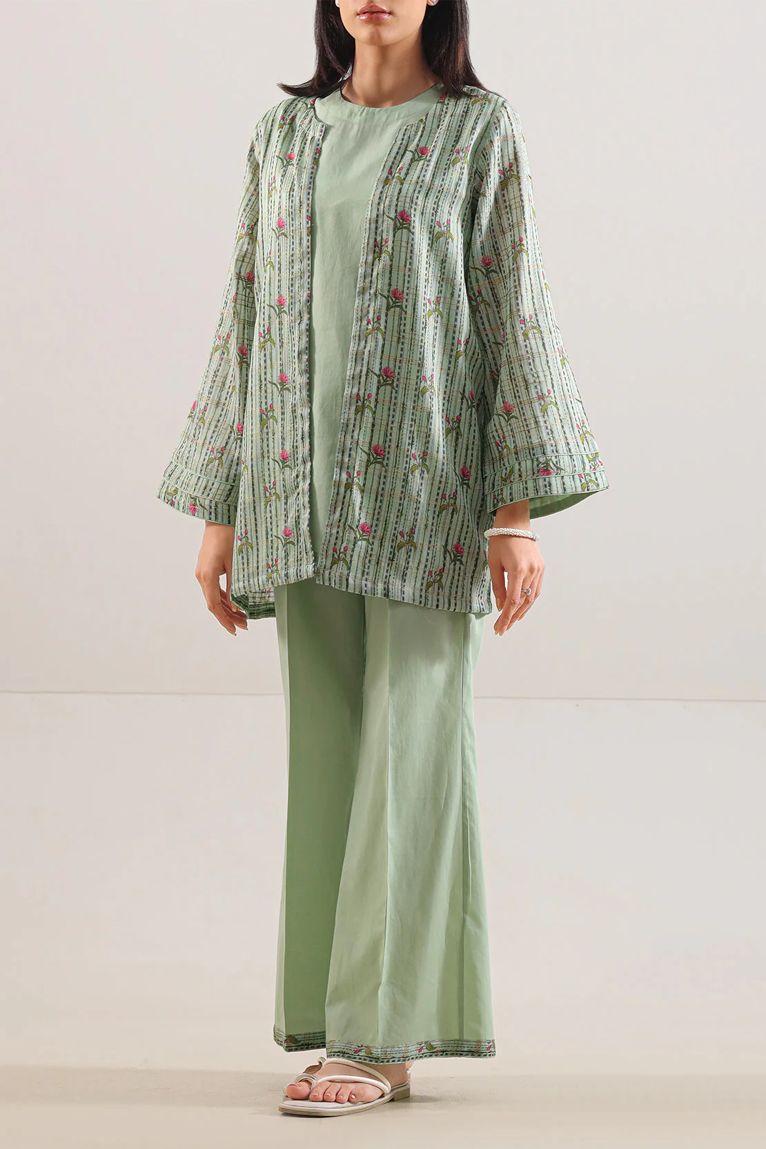 Solid Cambric Stitched 2 Piece (Shirt/Trouser) - Image 2