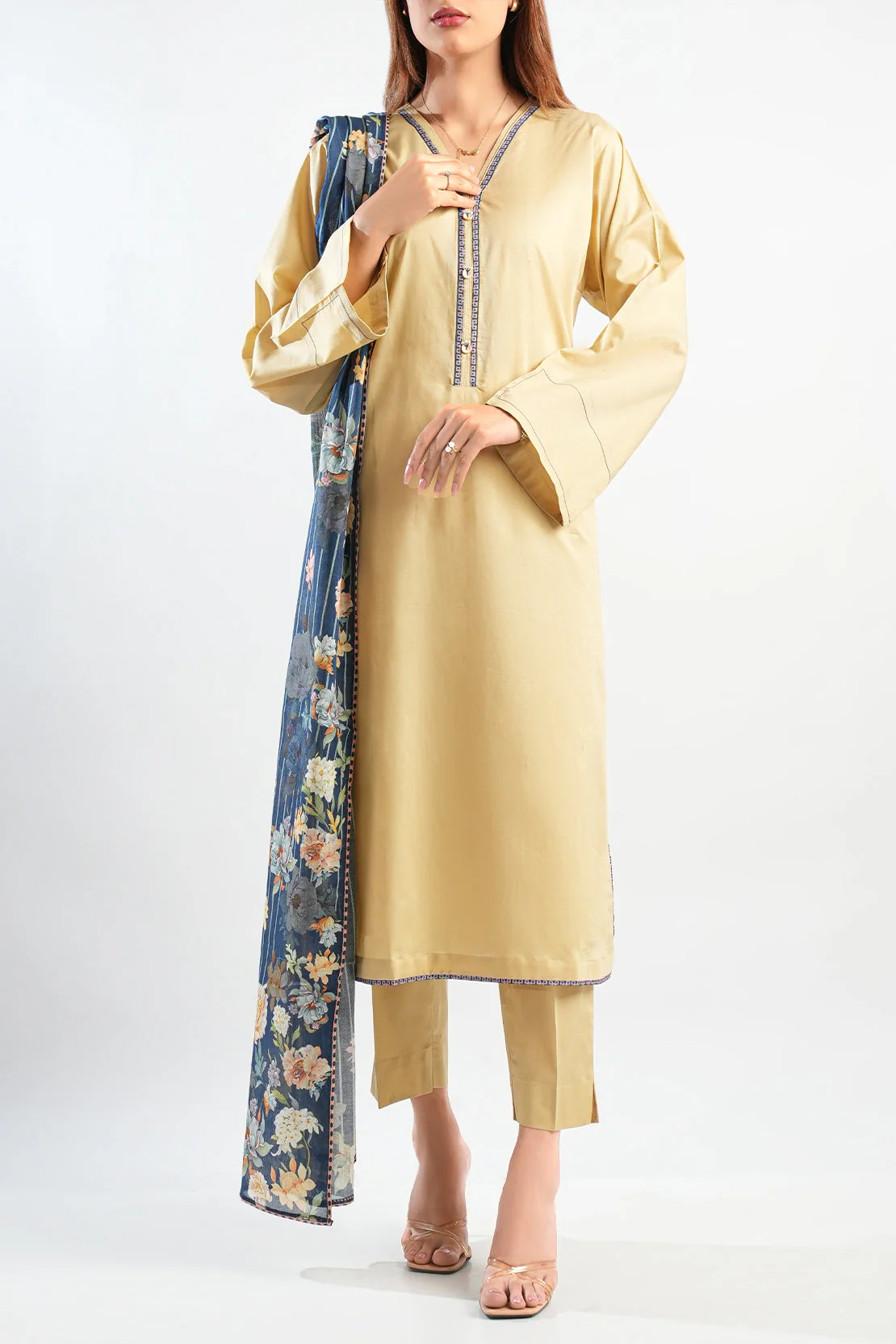 Solid Cambric Stitched 3 Piece - Image 4