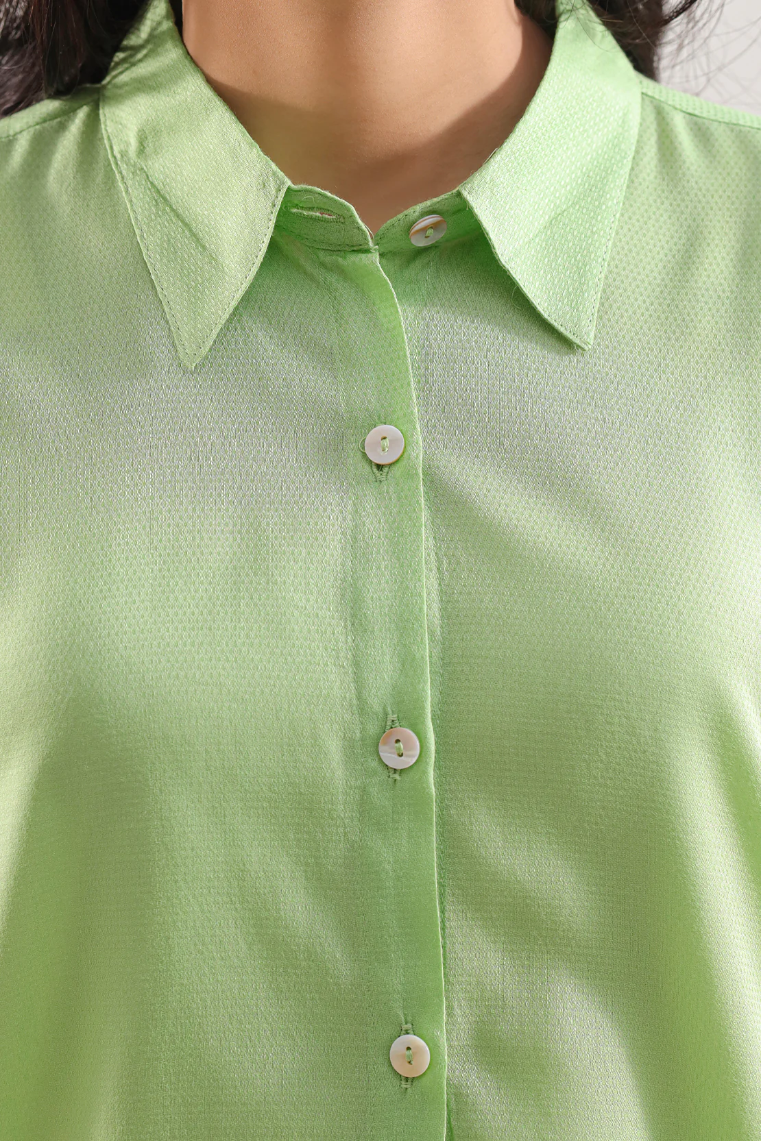 Solid Cotton Dobby Stitched 2 Piece (Shirt/Trouser) - Image 3