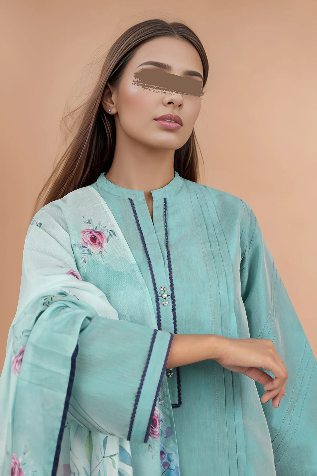 Solid Cotton Filament Stitched 2 Piece (Shirt/Trouser) - Image 2