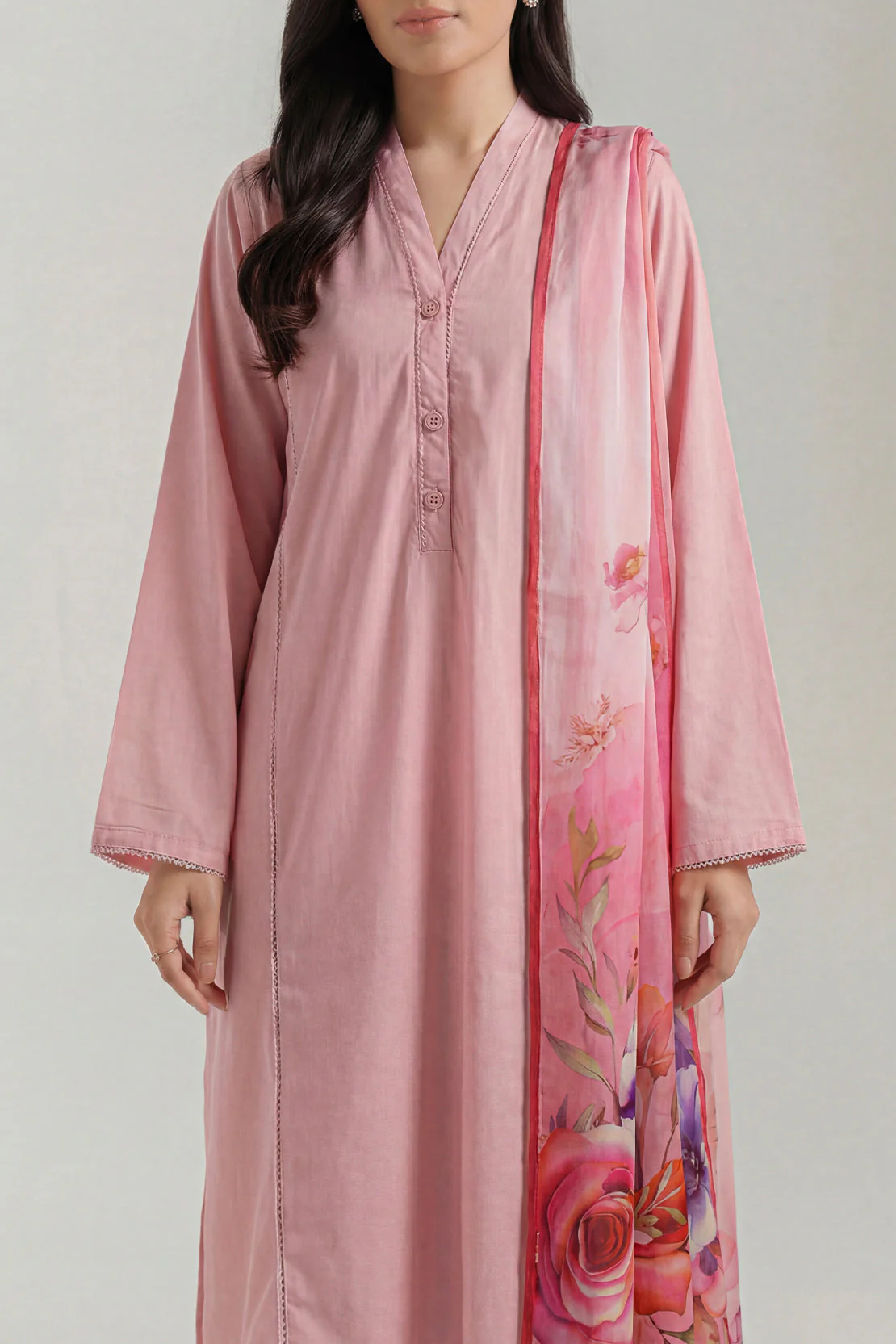 Solid Cotton Filament Stitched 2 Piece (Shirt/Trouser) - Image 3