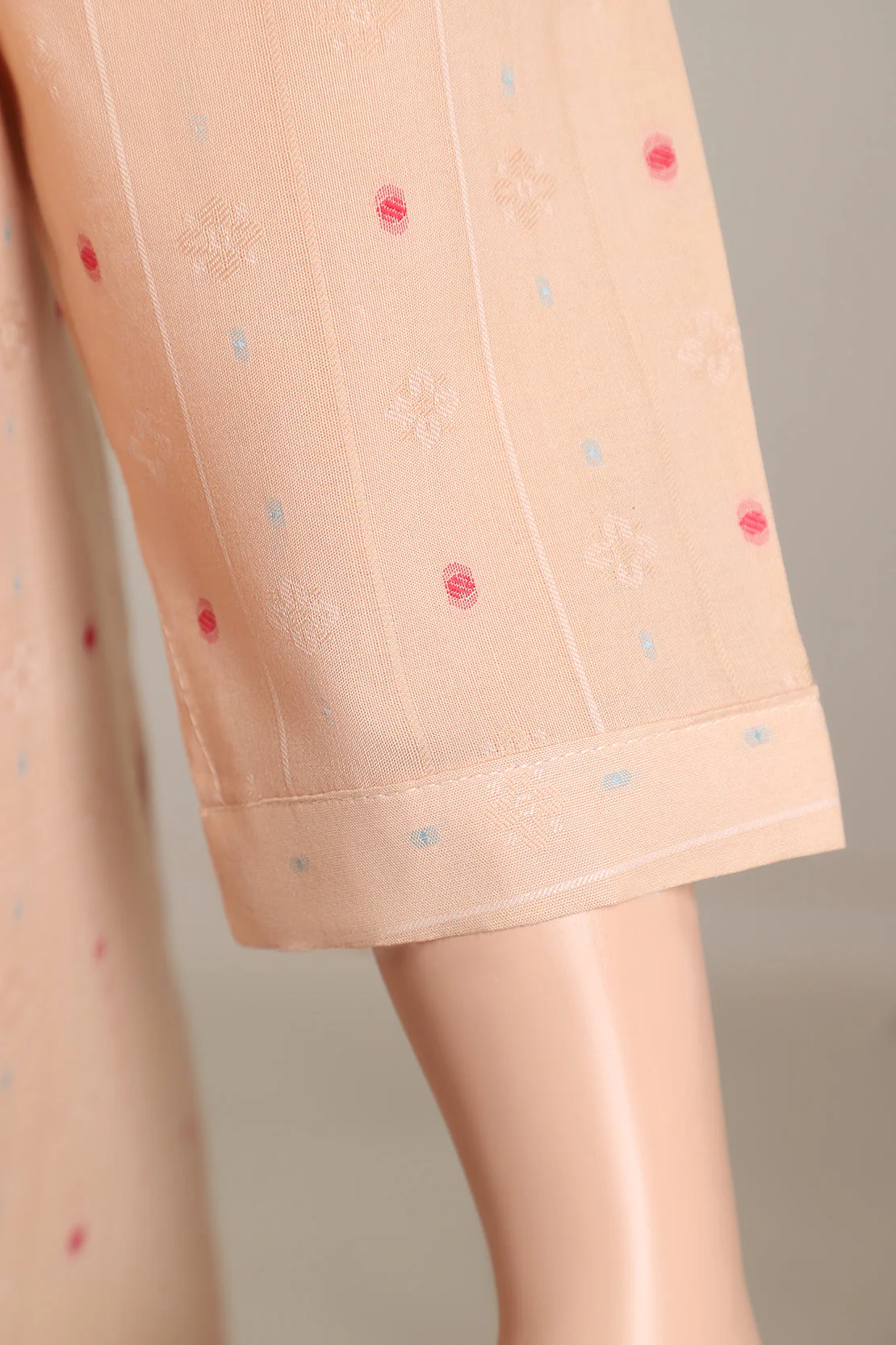 Solid Cotton Jacquard Stitched 2 Piece (Shirt/Trouser) - Image 4