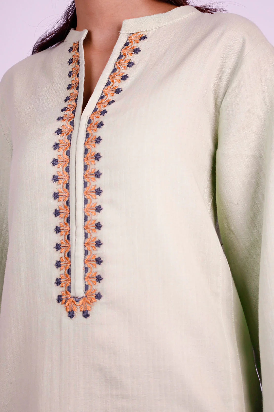 Solid Cotton Stitched 2 Piece (Shirt/Trouser) - Image 4