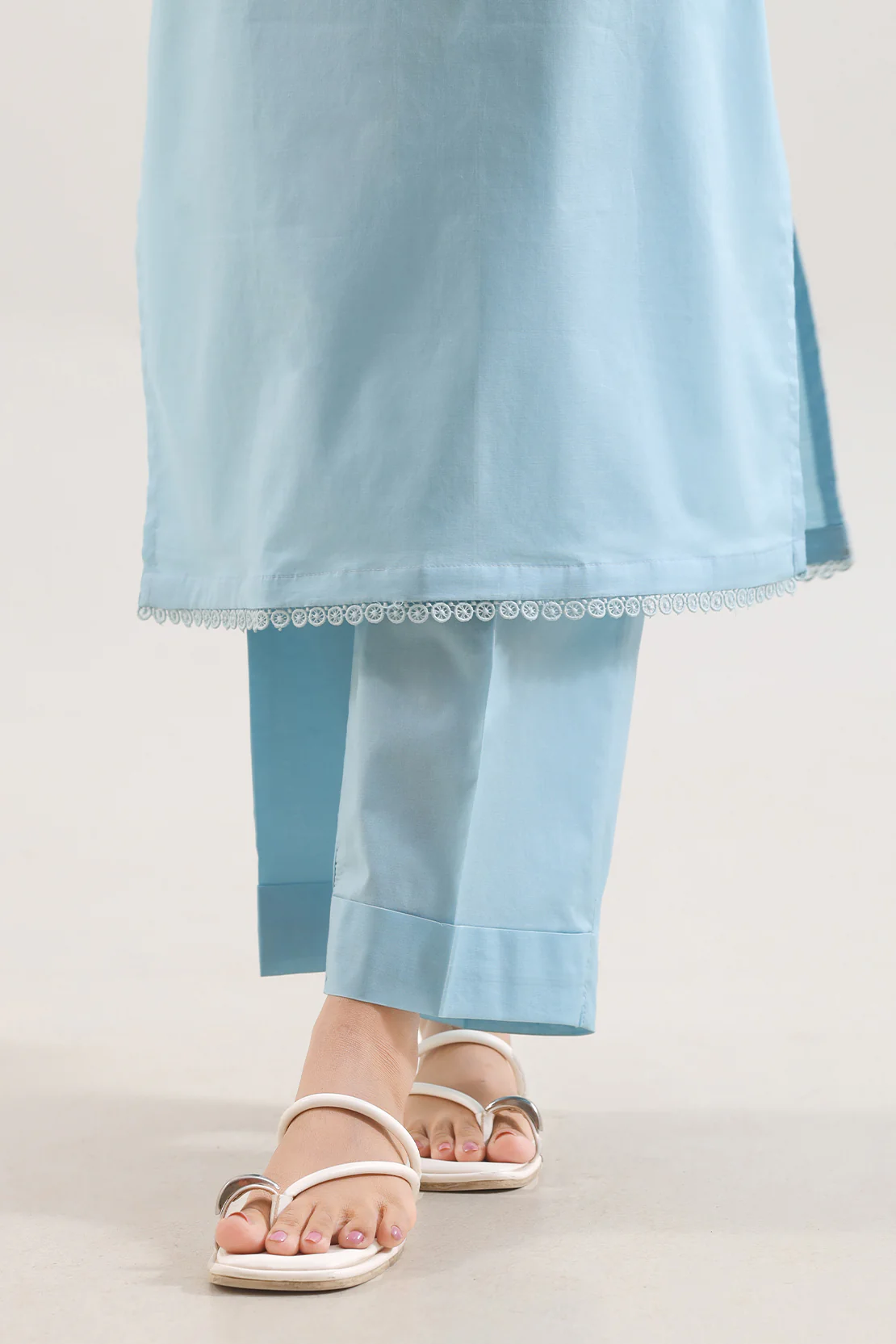 Solid Cotton Stitched 2 Piece (Shirt/Trouser) - Image 5