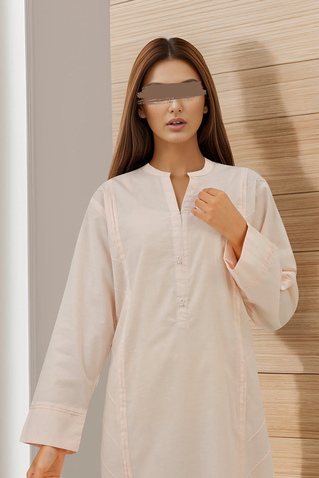 Solid Cotton Stitched 2 Piece (Shirt/Trouser) - Image 3