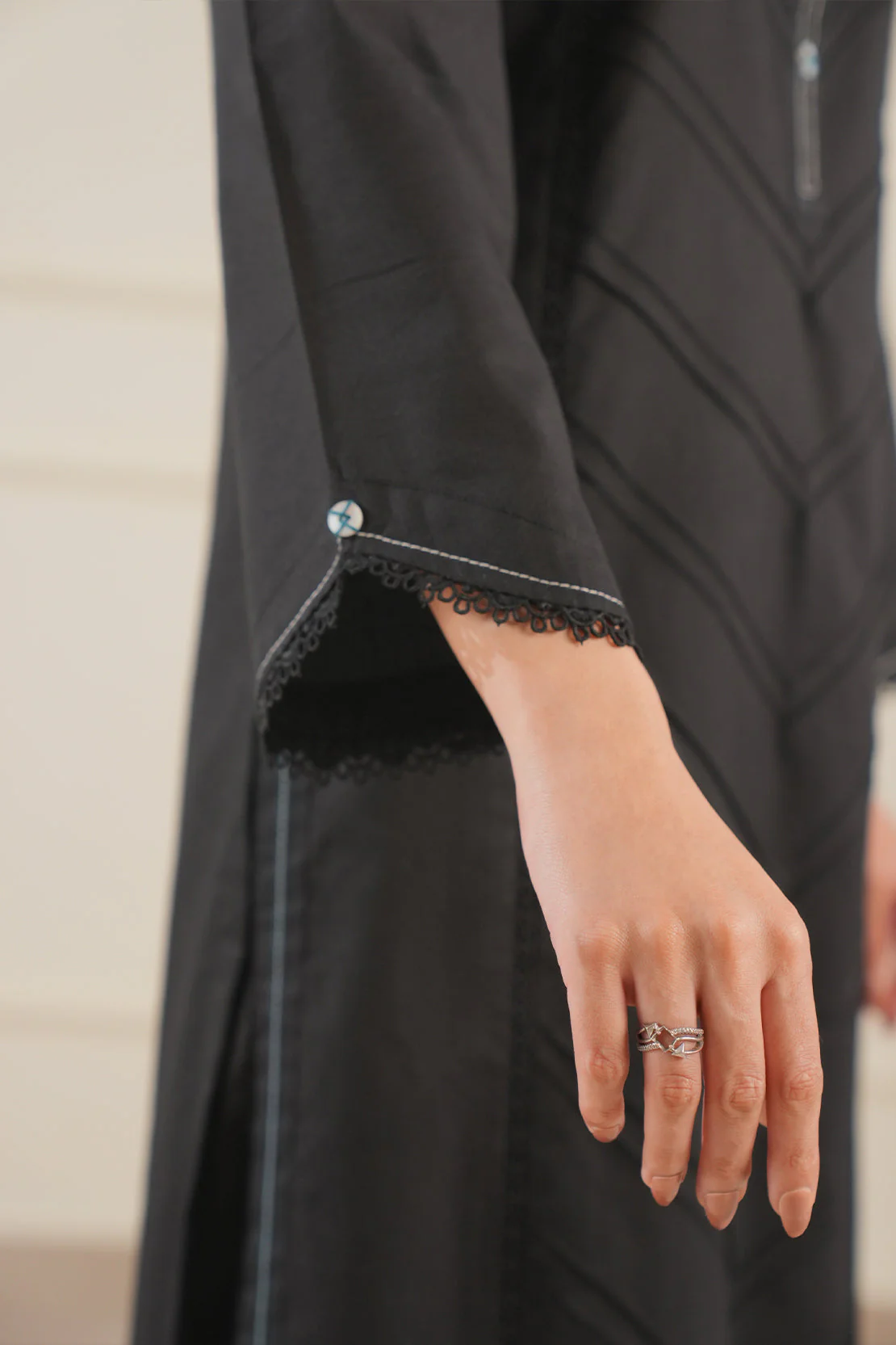 Solid Cotton Stitched 3 Piece - Image 6