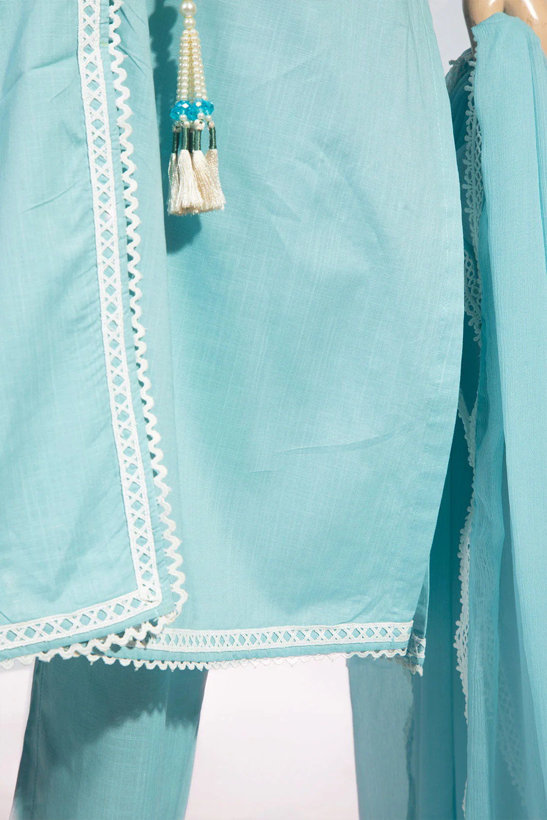 Solid Cross Hatch Stitched 2 Piece (Shirt/Trouser) - Image 5