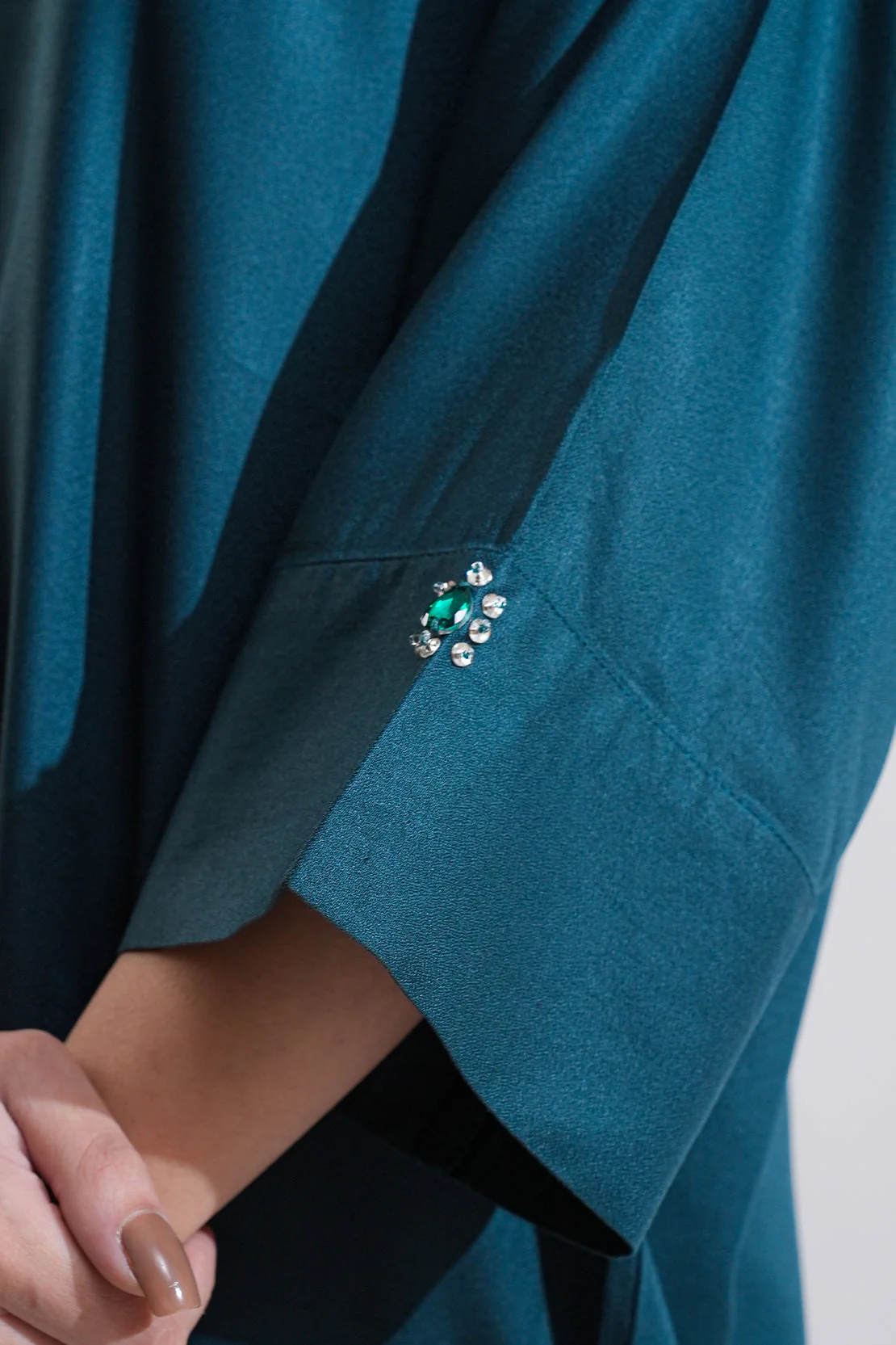 Solid Dobby Crepe Stitched 2 Piece (Shirt/Trouser) - Image 7