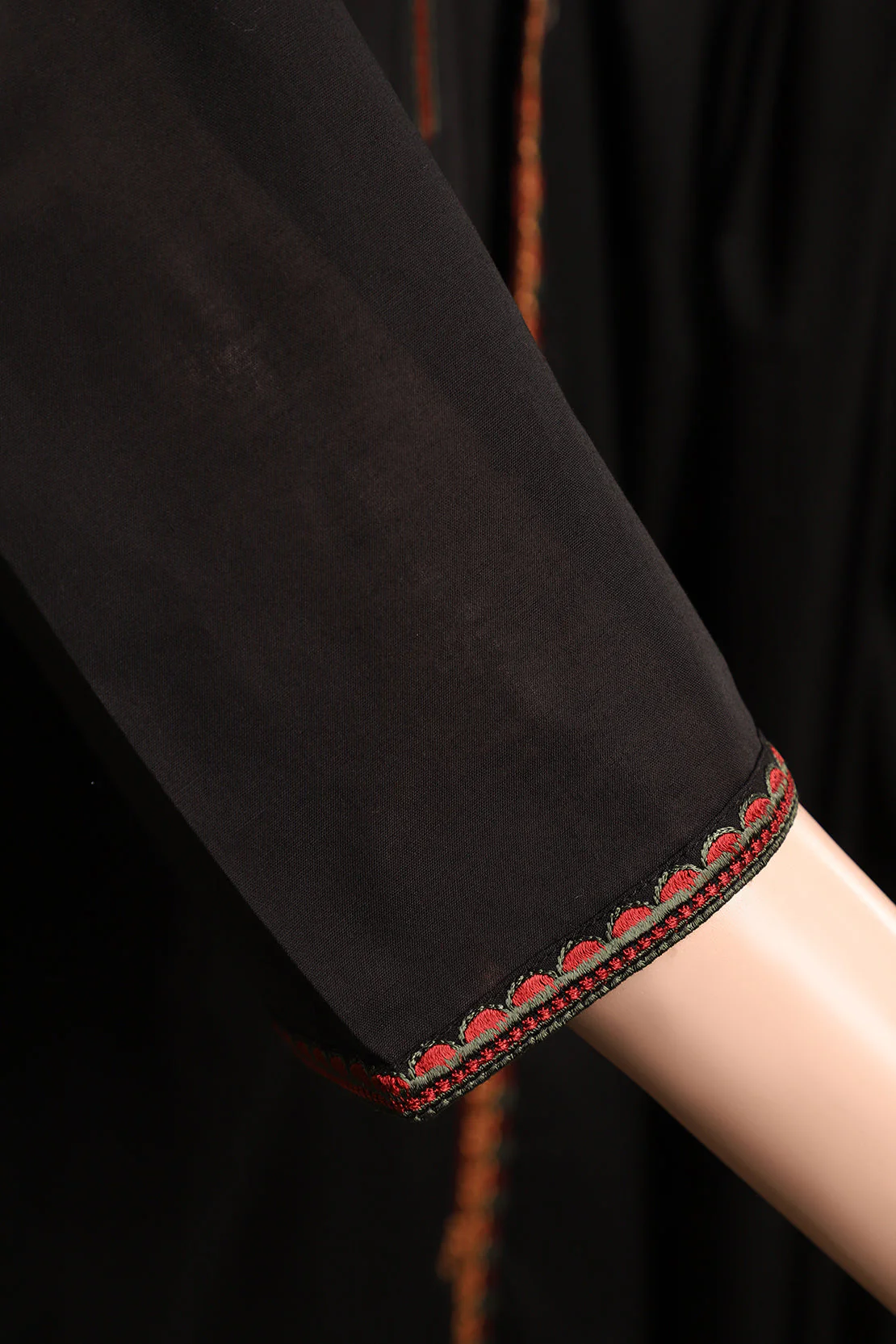 Solid Emb Lawn Stitched 2 Piece (Shirt/Dupatta) - Image 4