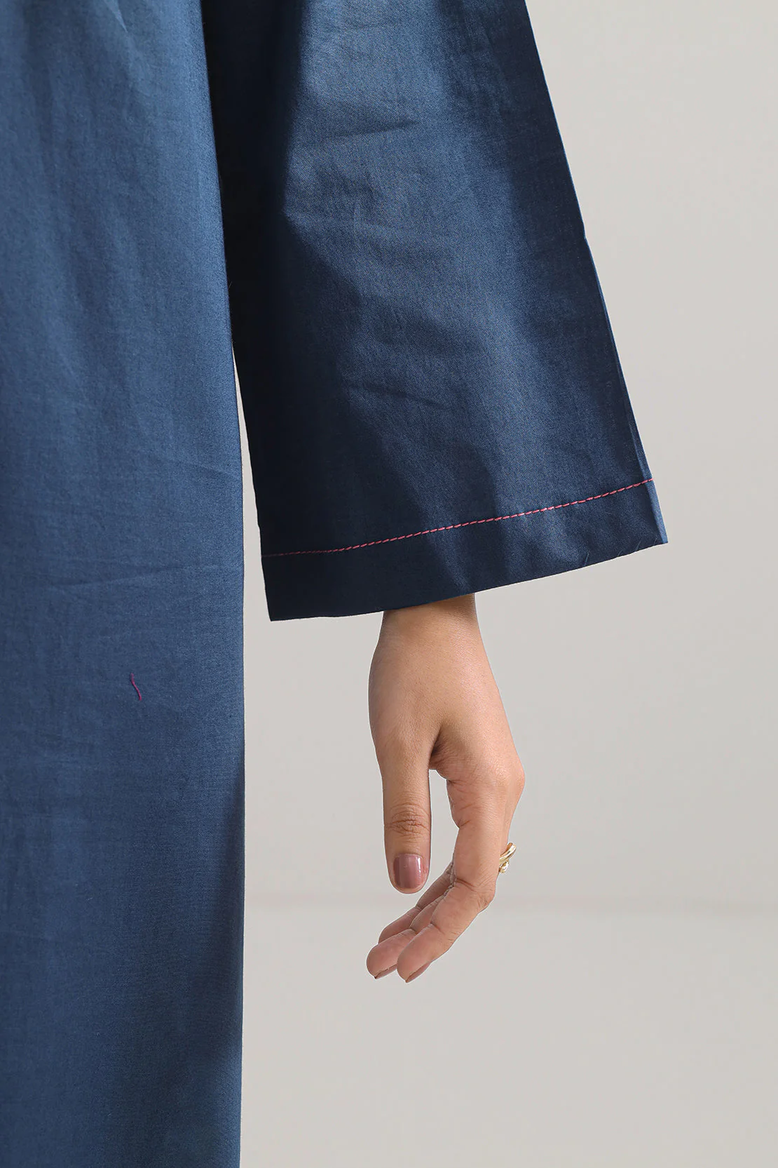 Solid Embroidered Cambric Stitched 2 Piece (Shirt/Trouser) - Image 5