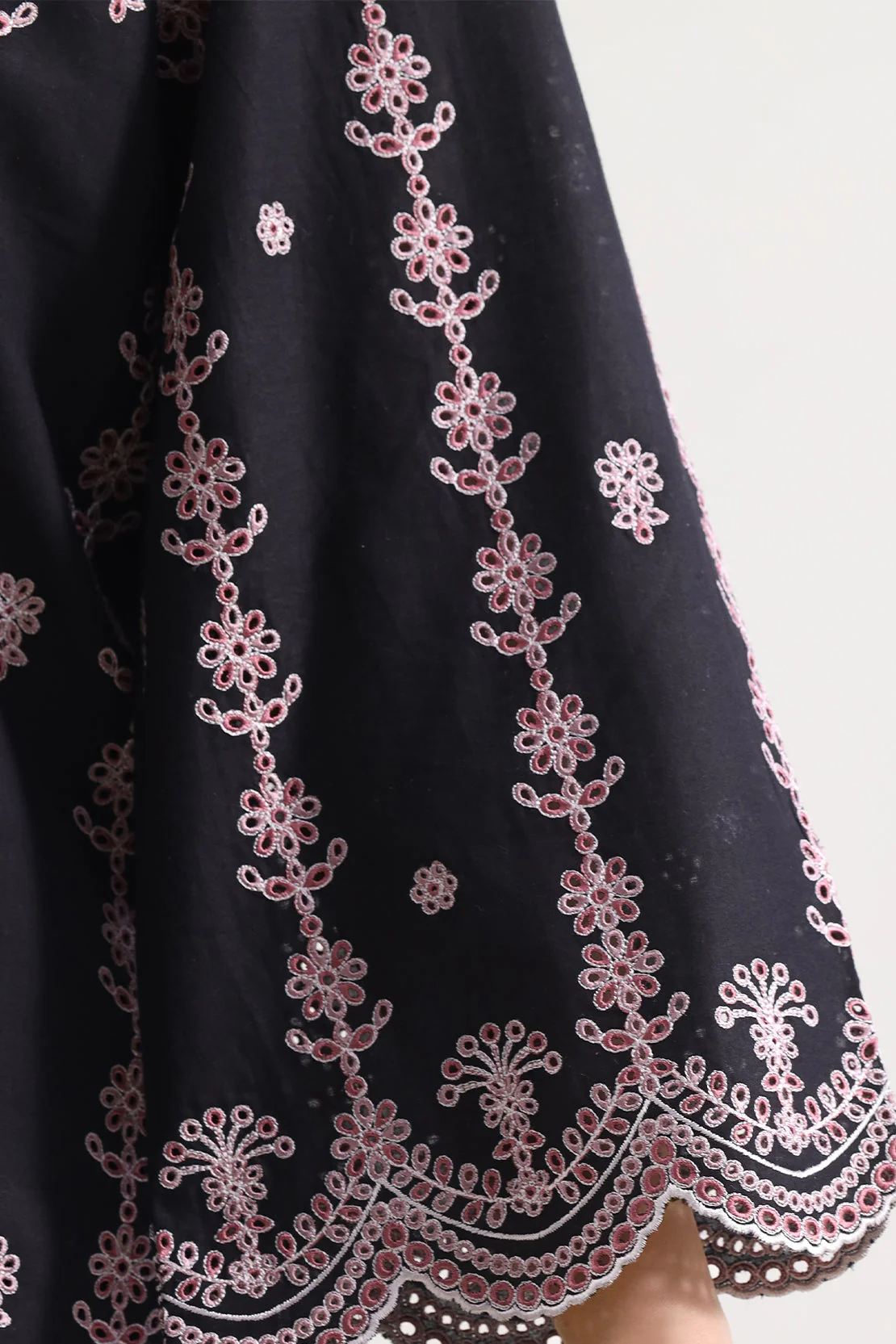 Solid Embroidered Cambric Stitched 2 Piece (Shirt/Trouser) - Image 7