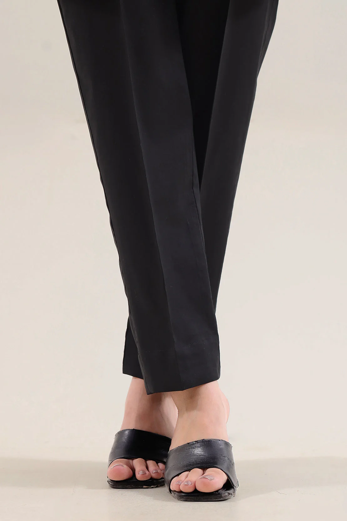 Solid Embroidered Cotton Stitched 2 Piece (Shirt/Trouser) - Image 6