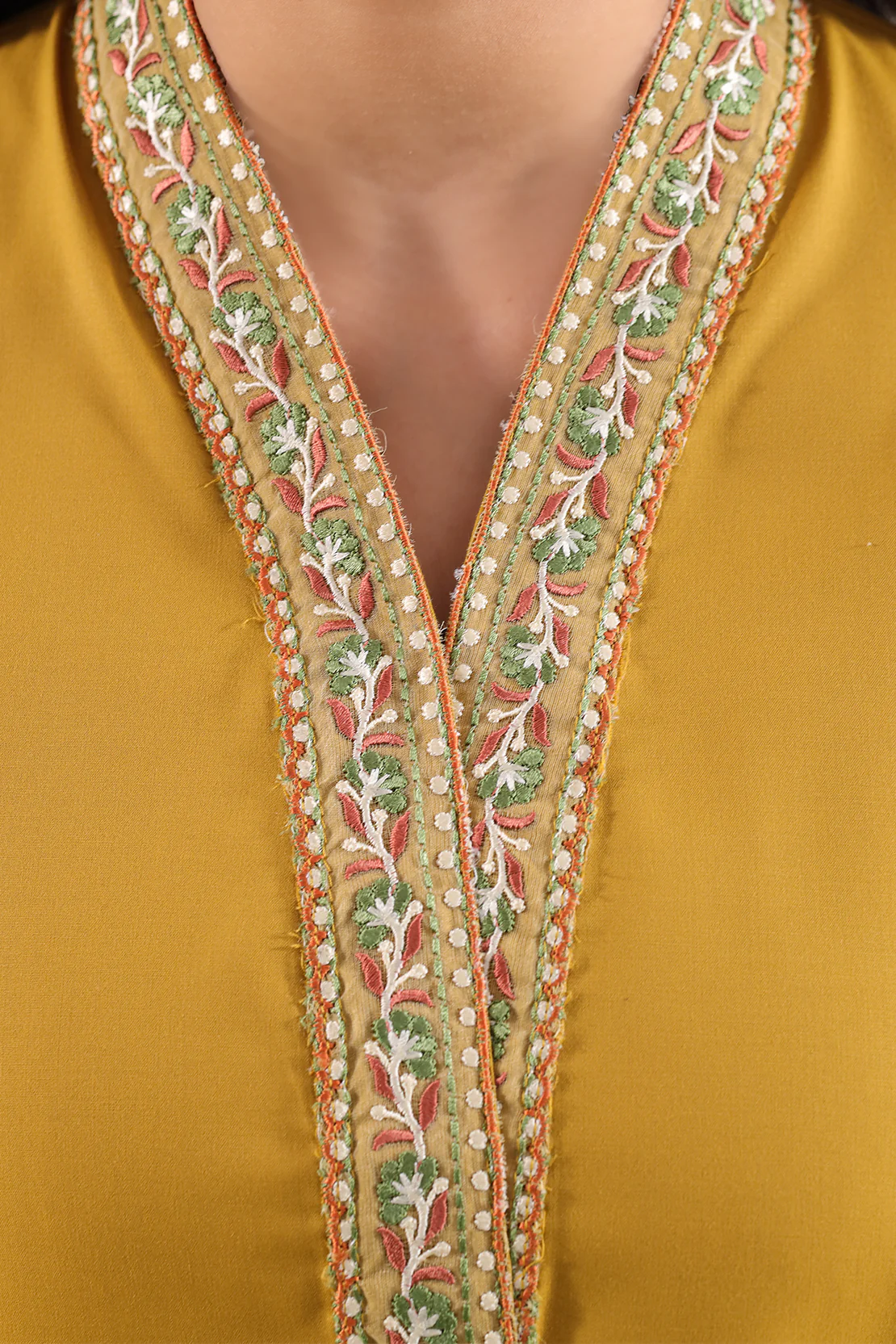 Solid Embroidered Easy Care Fabric Stitched 2 Piece (Shirt/Trouser) - Image 3