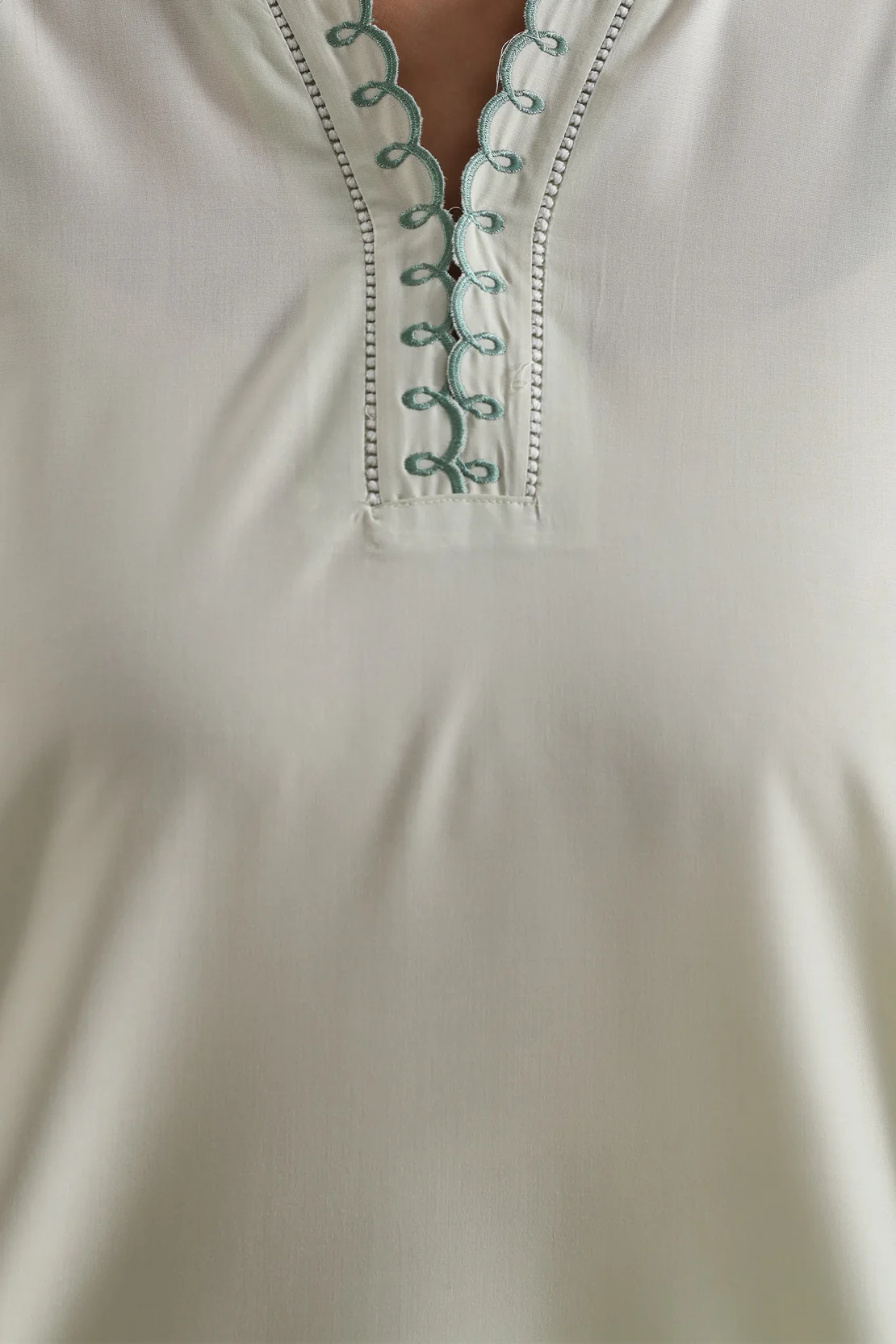 Solid Embroidered Easy Care Weave Stitched 2 Piece (Shirt/Trouser) - Image 5