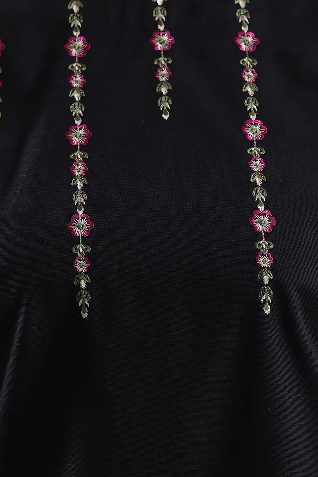 Solid Embroidered Khaddar Stitched 2 Piece (Shirt/Trouser) - Image 3