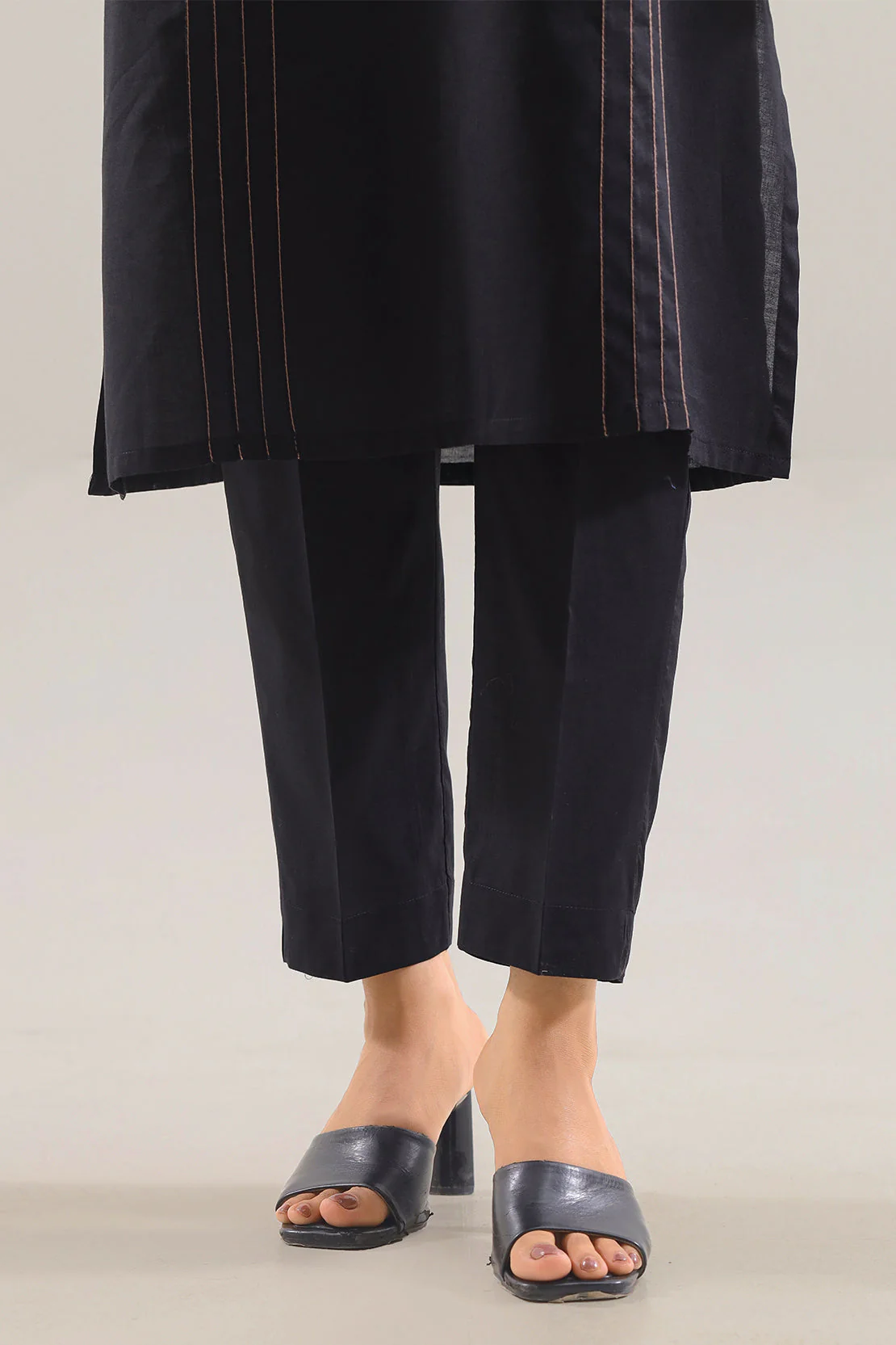 Solid Embroidered Lawn Stitched 2 Piece (Shirt/Trouser) - Image 6