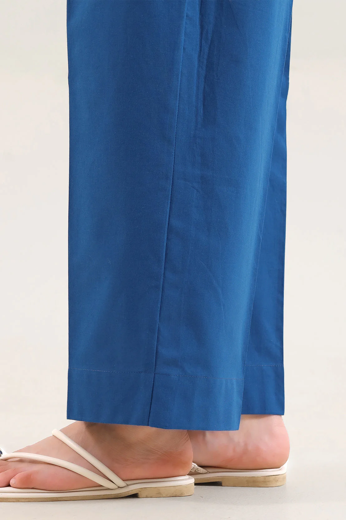 Solid Embroidered Poplin Stitched 2 piece (Shirt/Trouser) - Image 6