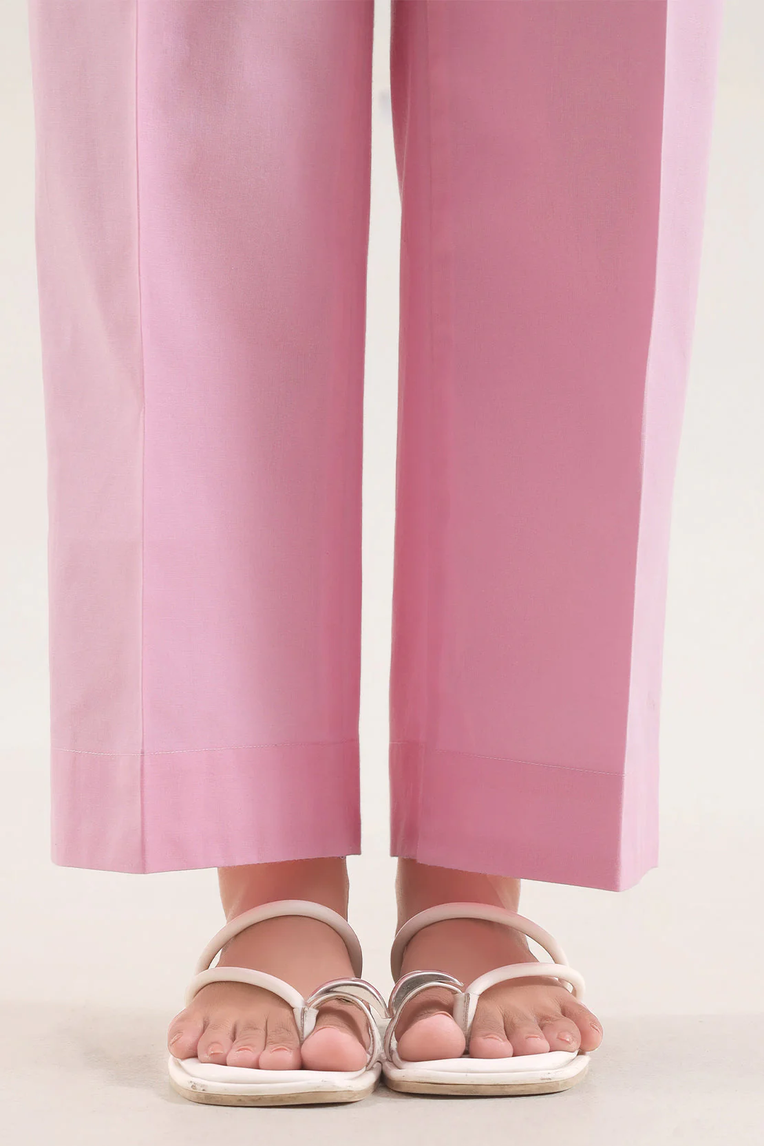 Solid Embroidered Poplin Stitched 2 piece (Shirt/Trouser) - Image 5