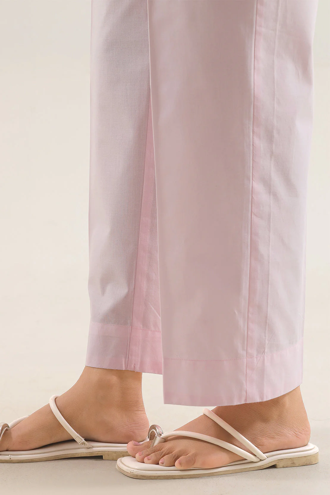 Solid Embroidered Poplin Stitched 2 piece (Shirt/Trouser) - Image 6