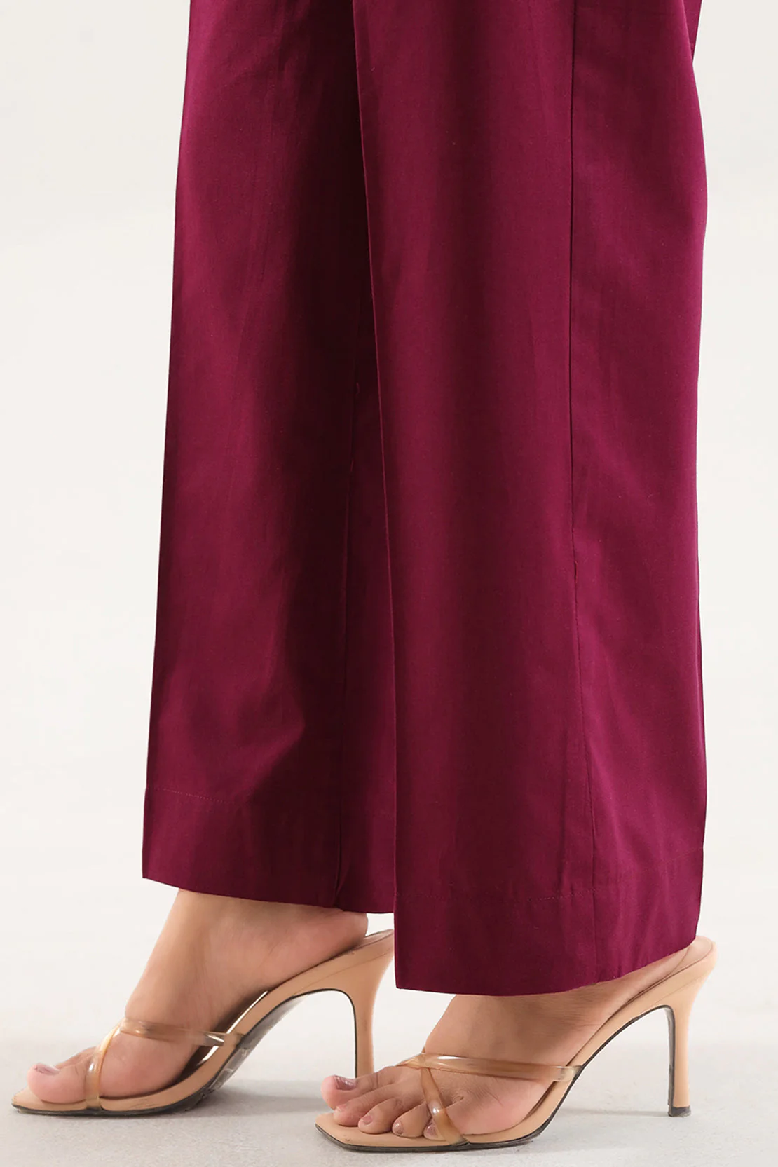 Solid Embroidered Poplin Stitched 2 piece (Shirt/Trouser) - Image 6