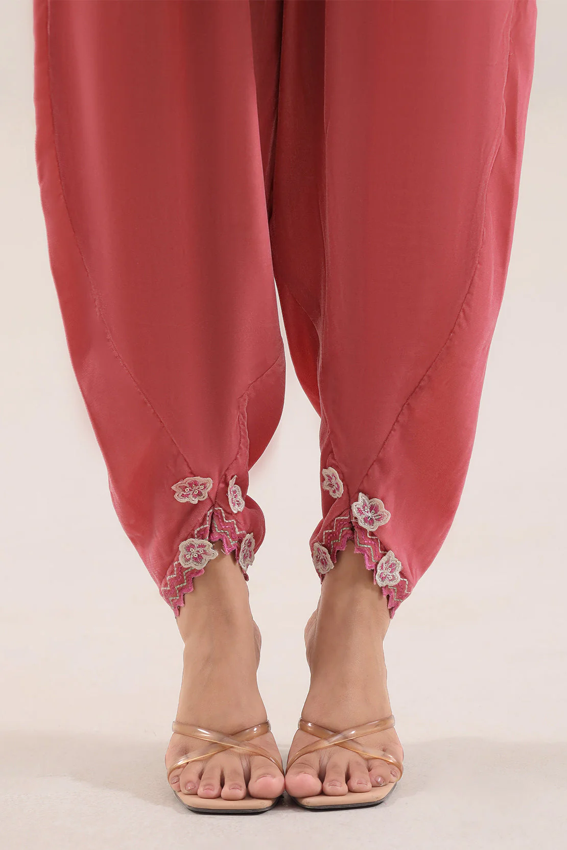 Solid Embroidered Velvet Stitched (Shirt/Trouser) - Image 6
